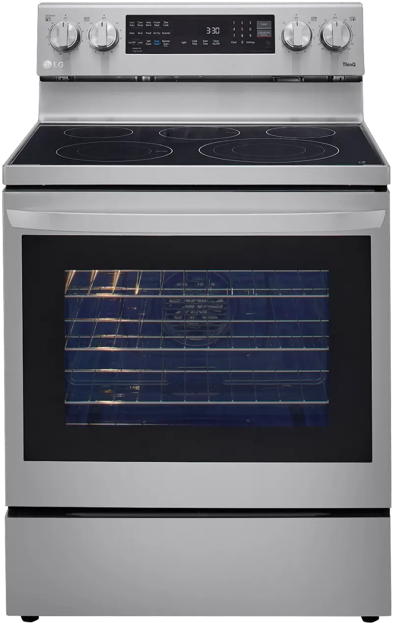 LG 6.3 cu ft Electric Range with InstaView - Stainless Steel
