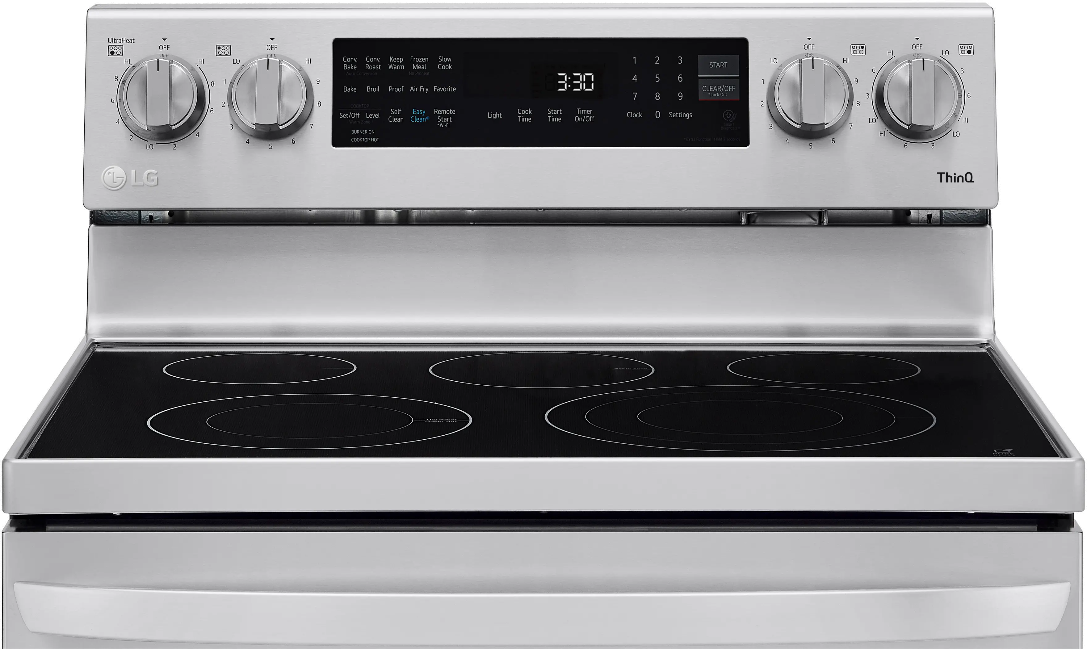 LREL6325F LG 6.3 cu ft Electric Range with InstaView - Stainless Steel-2