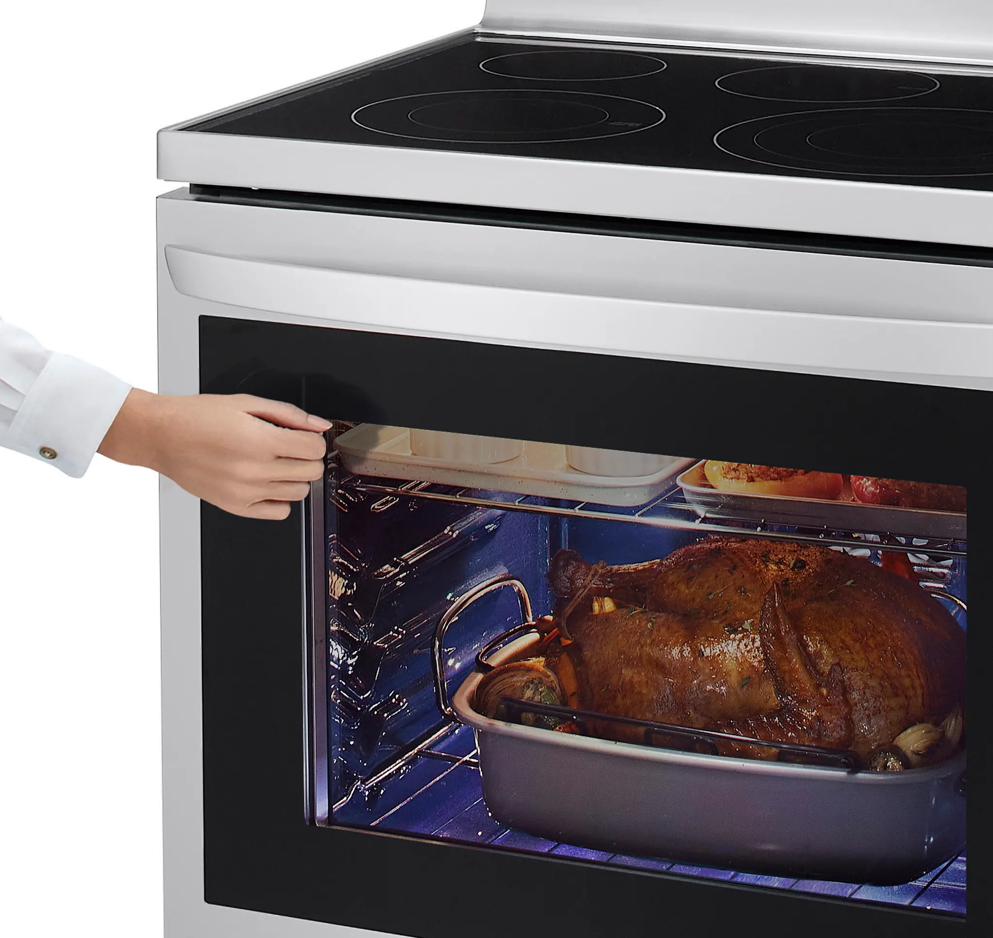 LREL6325F LG 6.3 cu ft Electric Range with InstaView - Stainless Steel-6