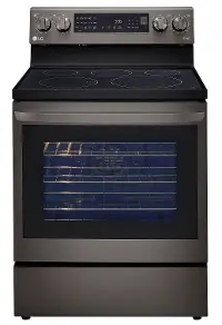 LREL6325D LG 6.3 cu ft Electric Range with InstaView - Black Stainless Steel
