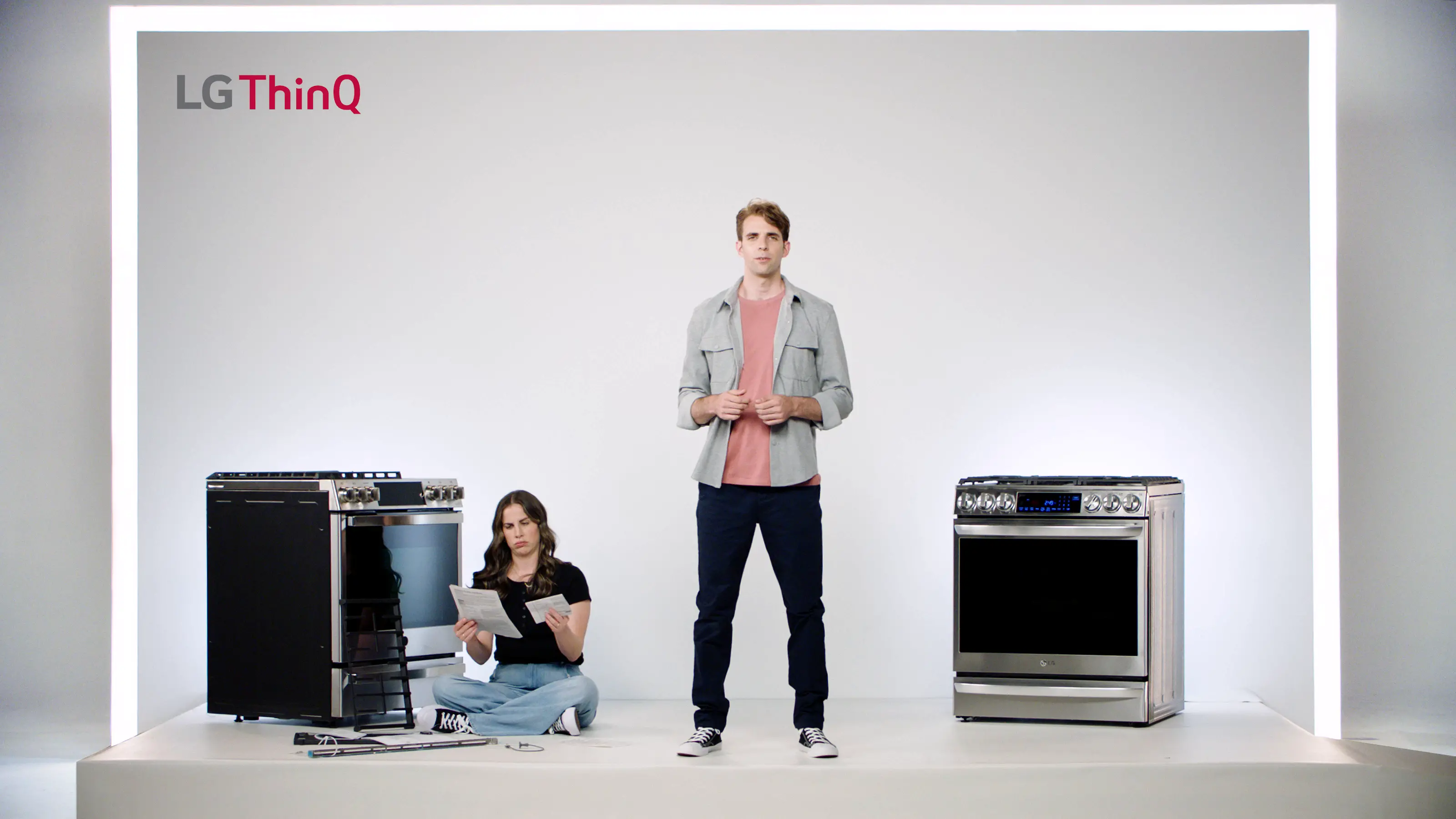 LREL6325D LG 6.3 cu ft Electric Range with InstaView - Black Stainless Steel-9