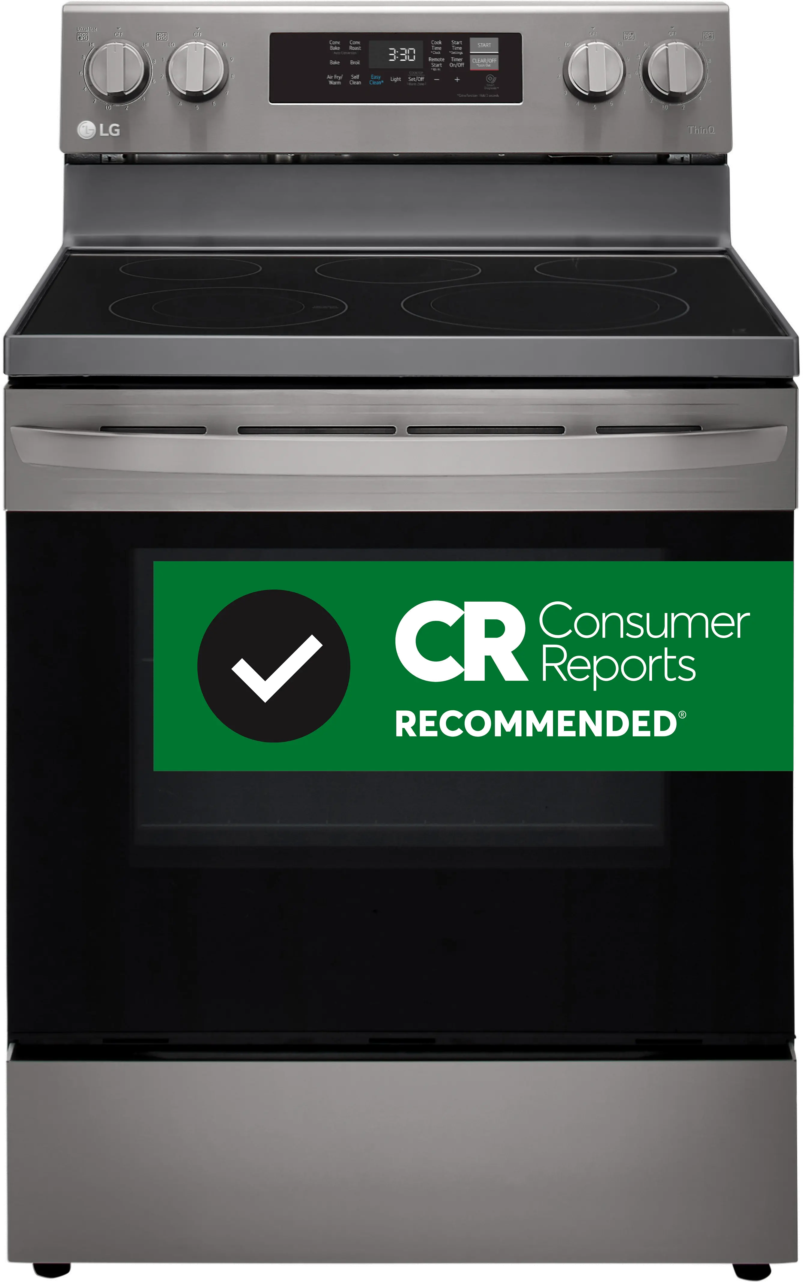 LREL6323D LG 6.3 cu ft Electric Range - Black Stainless Steel-1