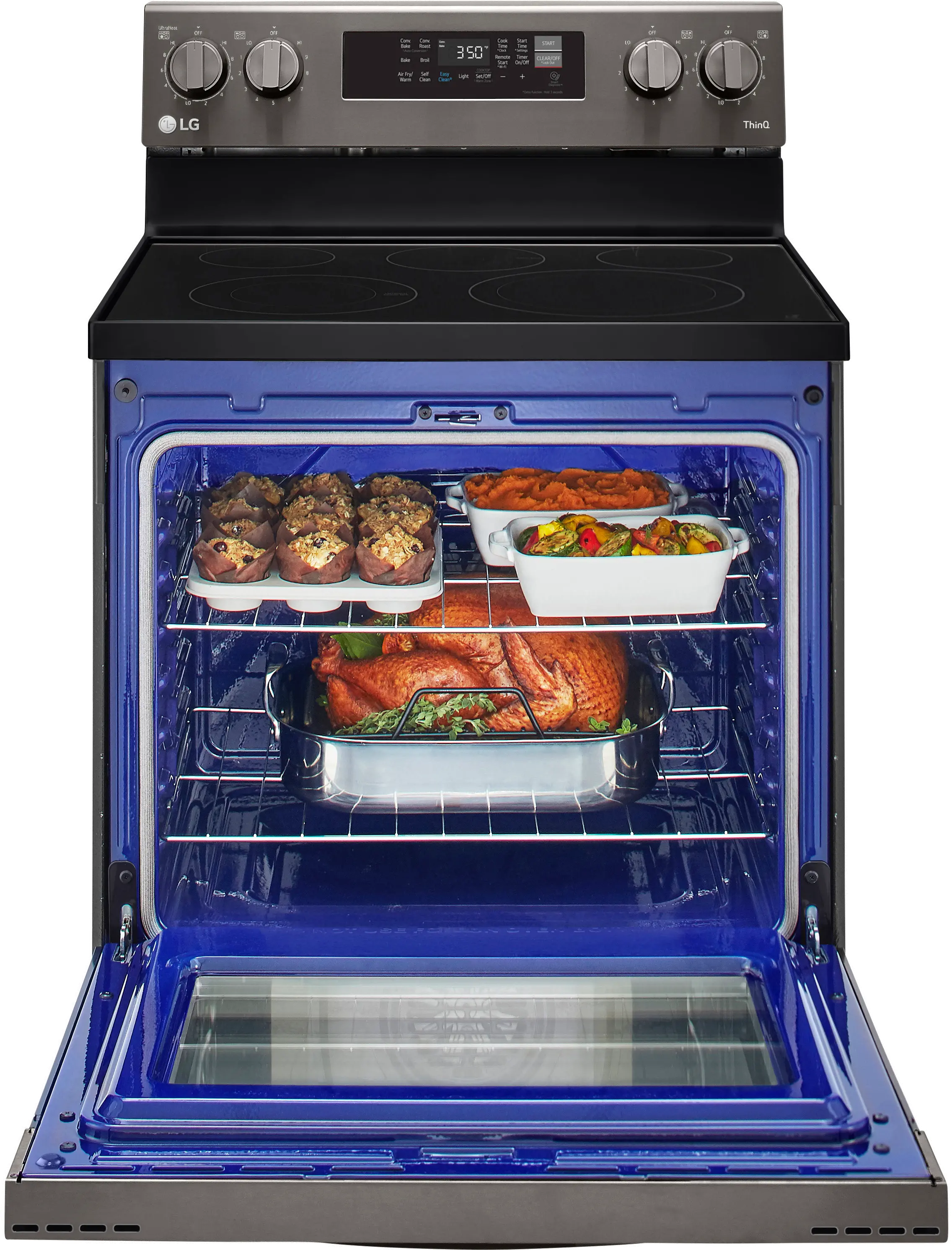 LREL6323D LG 6.3 cu ft Electric Range - Black Stainless Steel-5