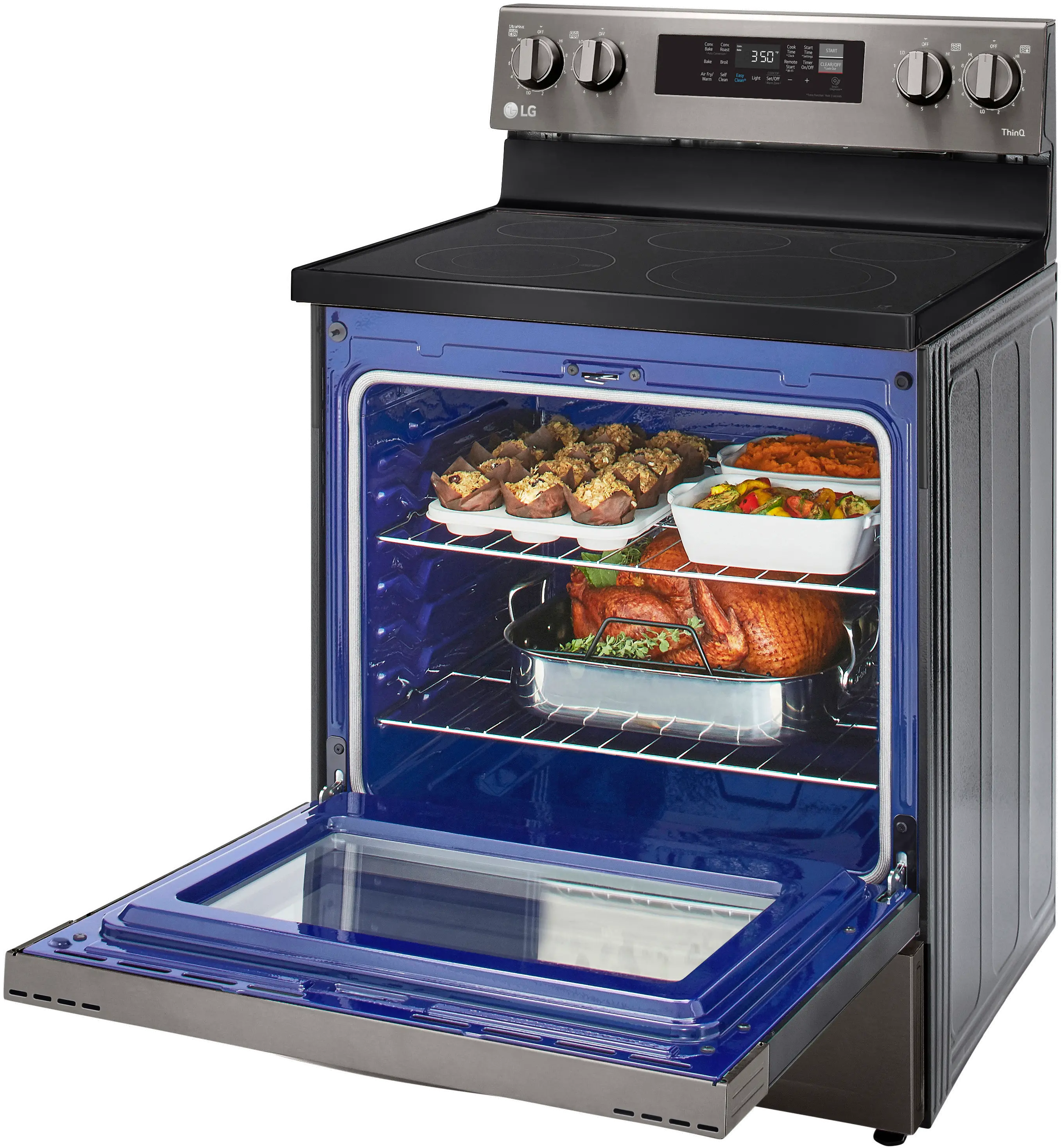 LREL6323D LG 6.3 cu ft Electric Range - Black Stainless Steel-6