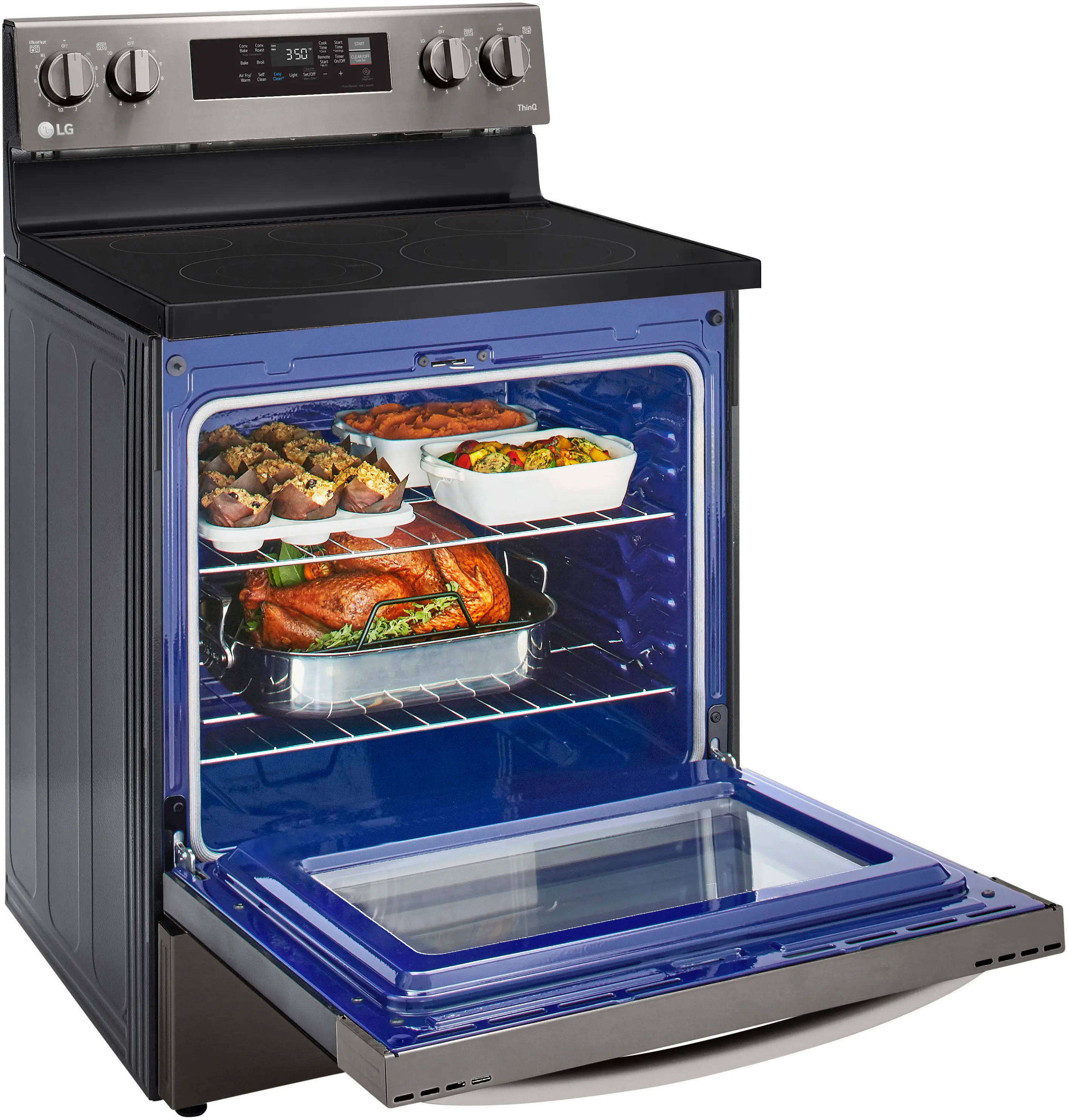 LREL6323D LG 6.3 cu ft Electric Range - Black Stainless Steel-7