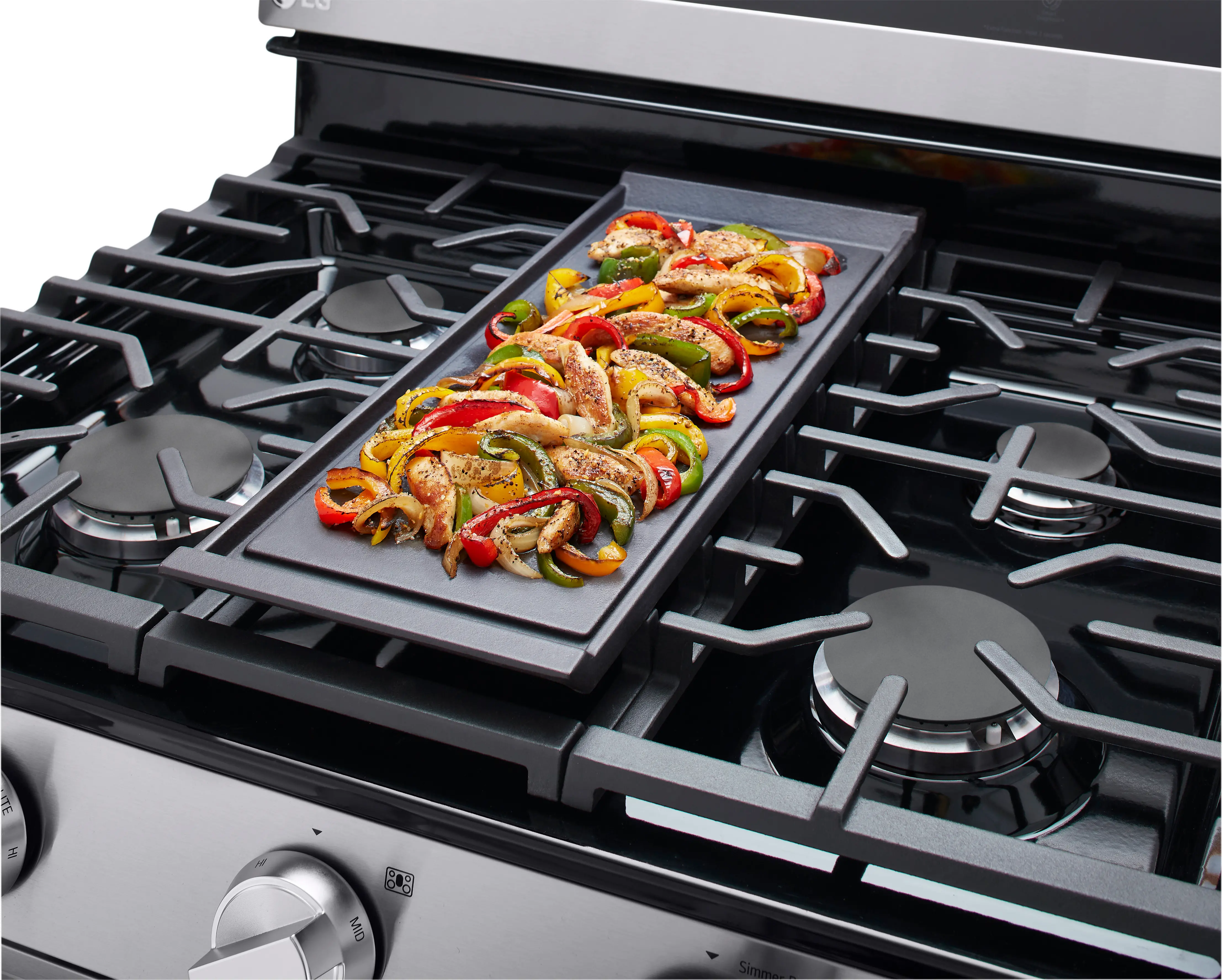 LRGL5825F LG 5.8 cu ft Gas Range with InstaView - Stainless Steel-10
