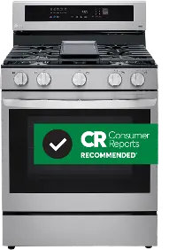 LRGL5825F LG 5.8 cu ft Gas Range with InstaView - Stainless Steel
