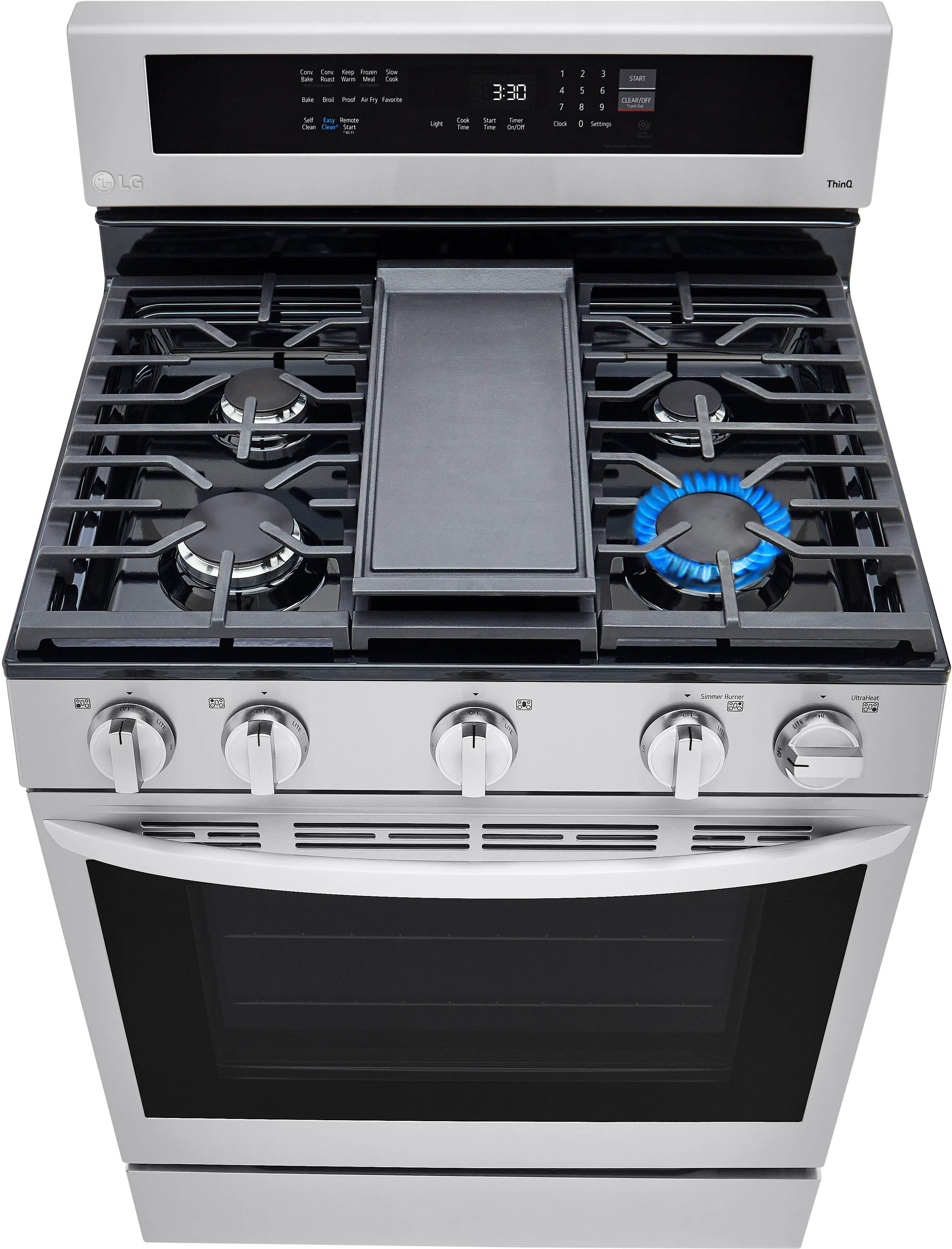 LRGL5825F LG 5.8 cu ft Gas Range with InstaView - Stainless Steel-5