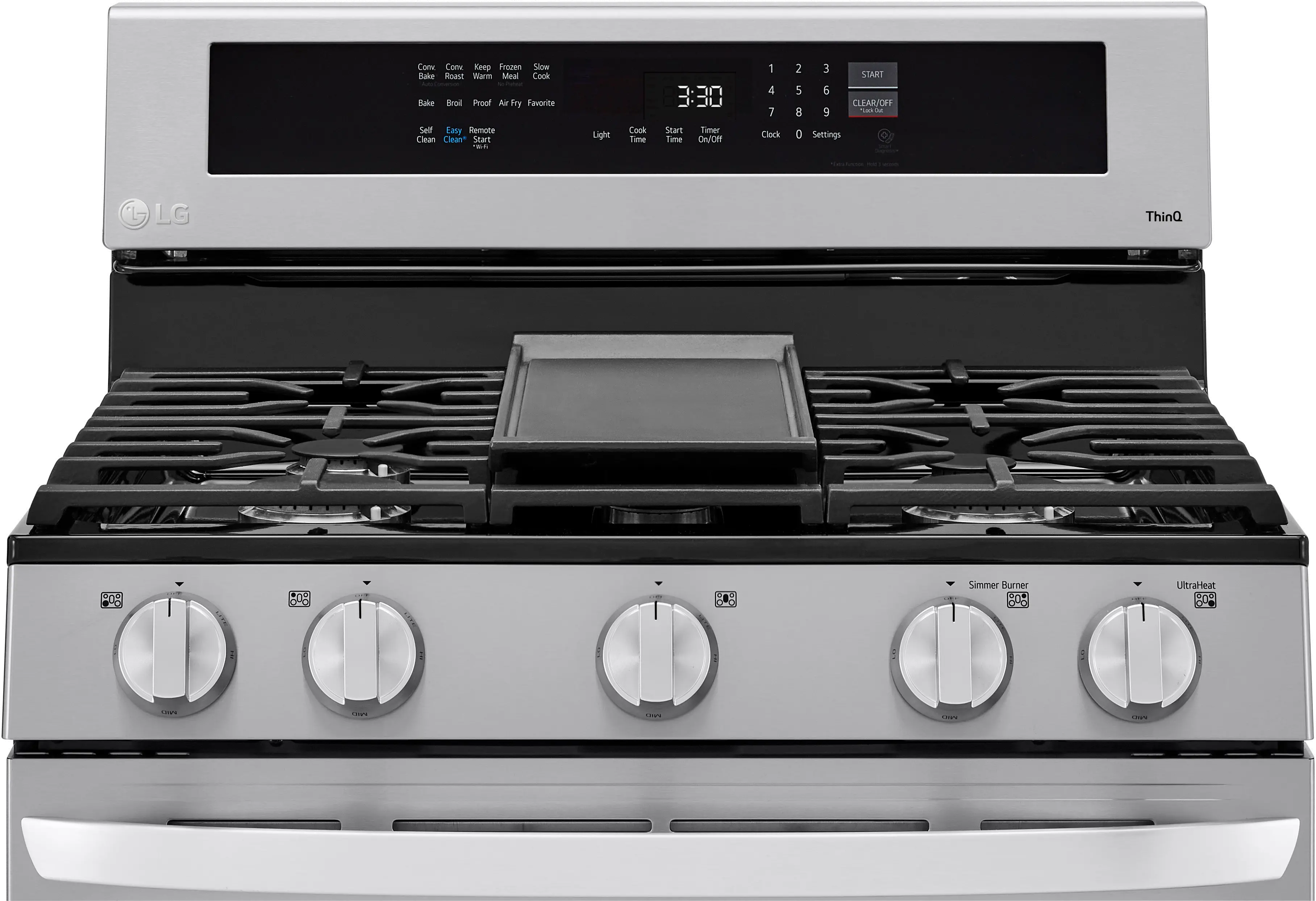 LRGL5825F LG 5.8 cu ft Gas Range with InstaView - Stainless Steel-9