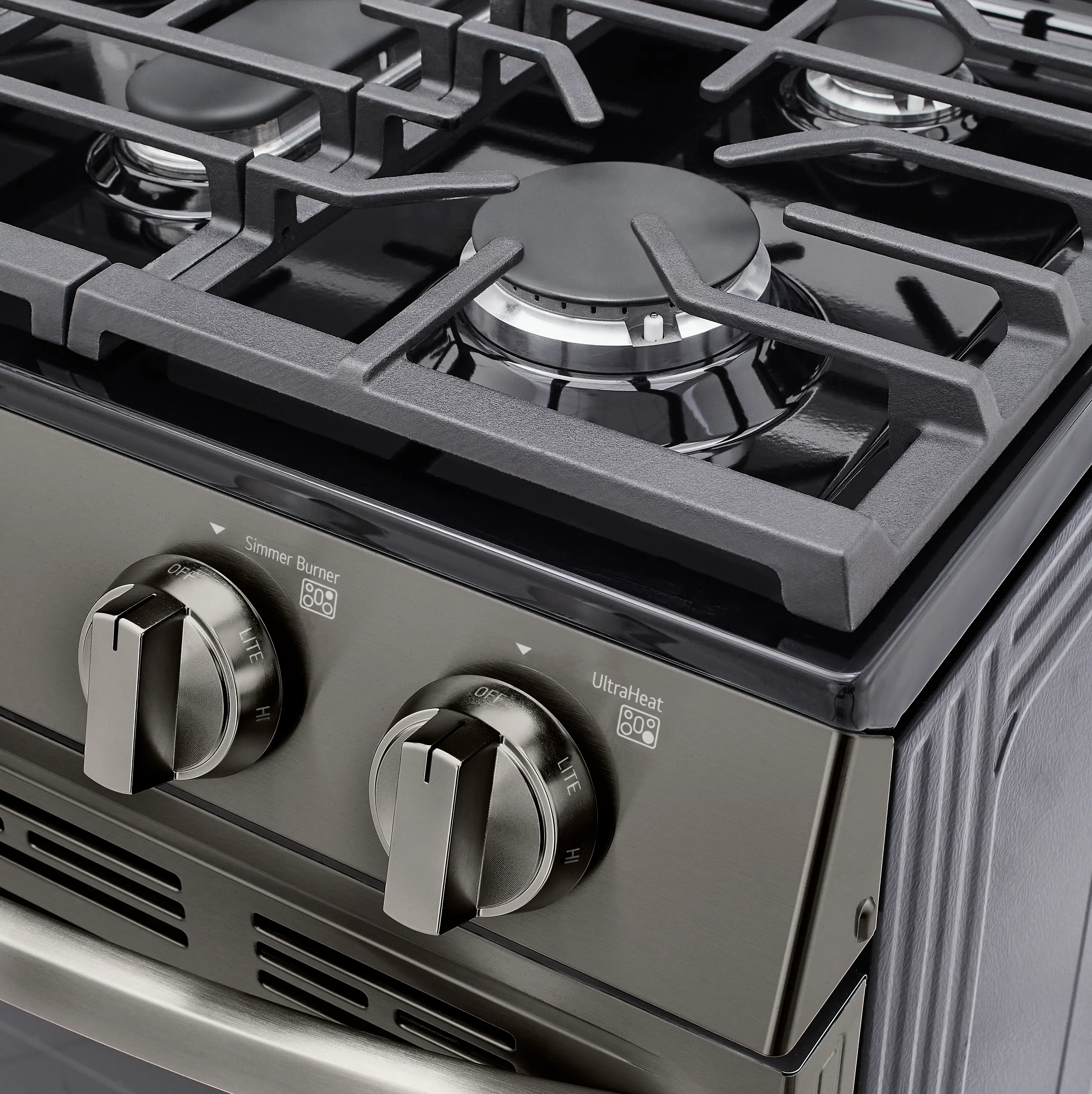 LRGL5825D LG 5.8 cu ft Gas Range with InstaView - Black Stainless Steel-10