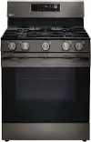 LRGL5823D LG 5.8 cu ft Gas Range - Black Stainless Steel