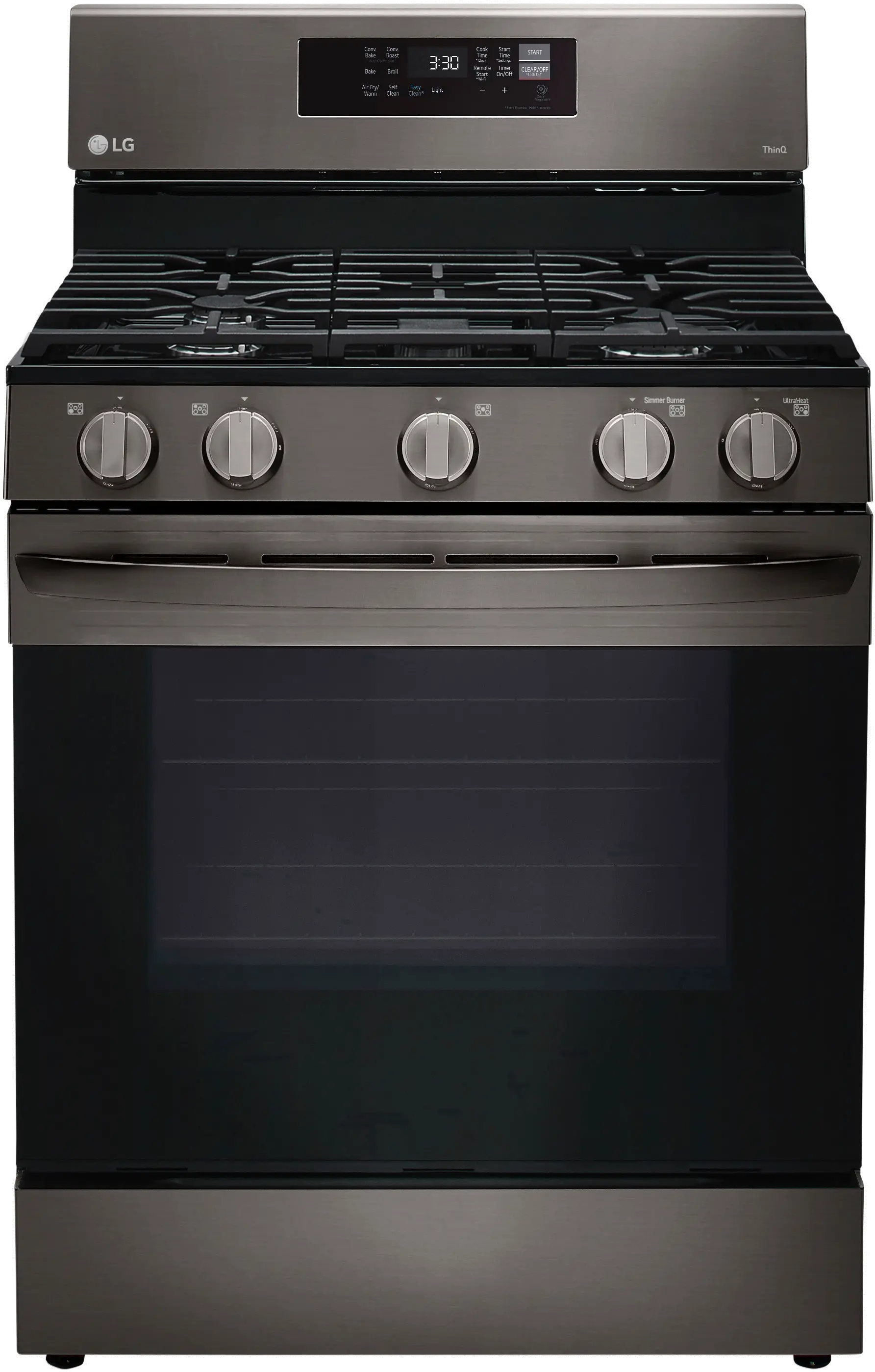 LRGL5823D LG 5.8 cu ft Gas Range - Black Stainless Steel-3