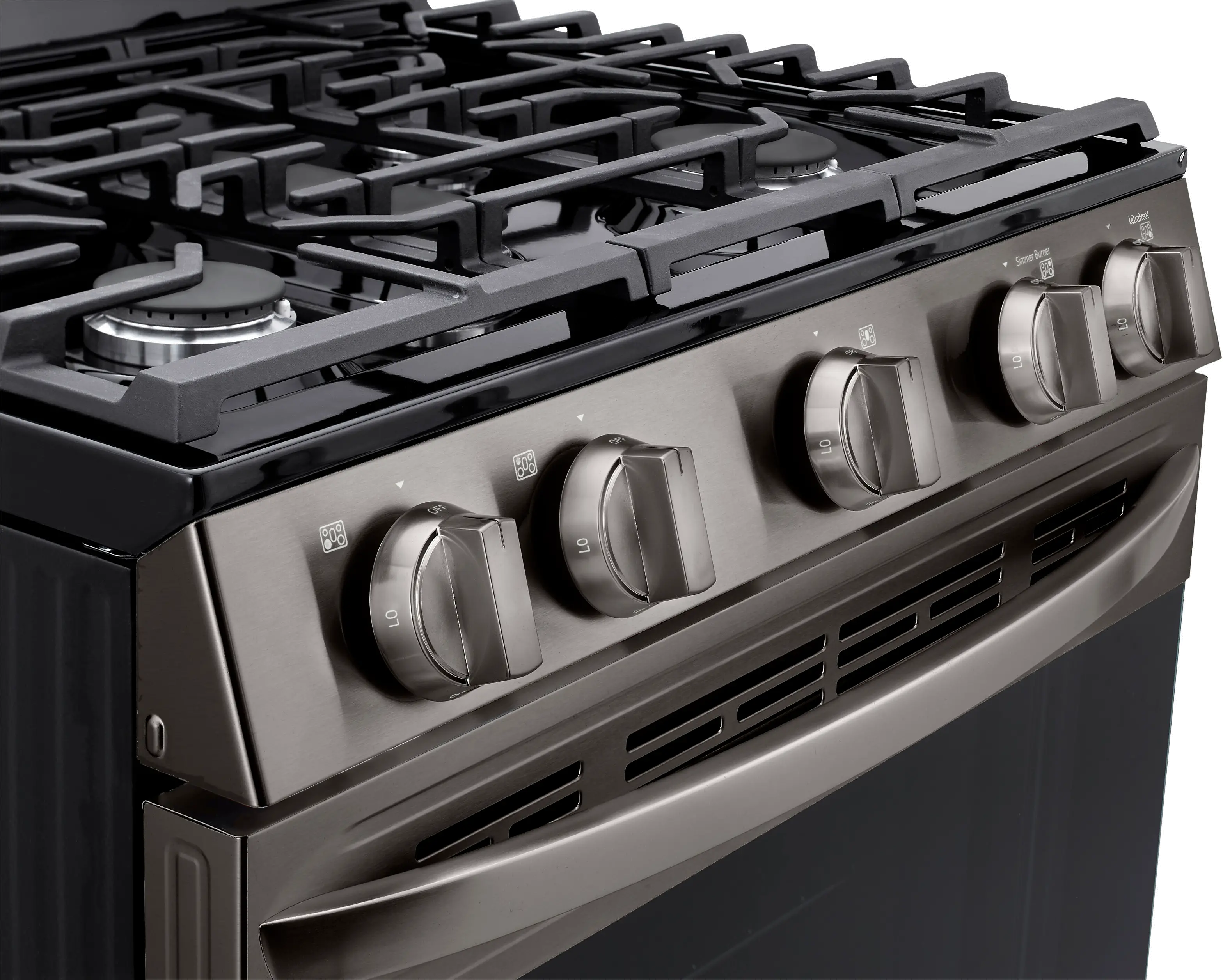 LRGL5823D LG 5.8 cu ft Gas Range - Black Stainless Steel-6