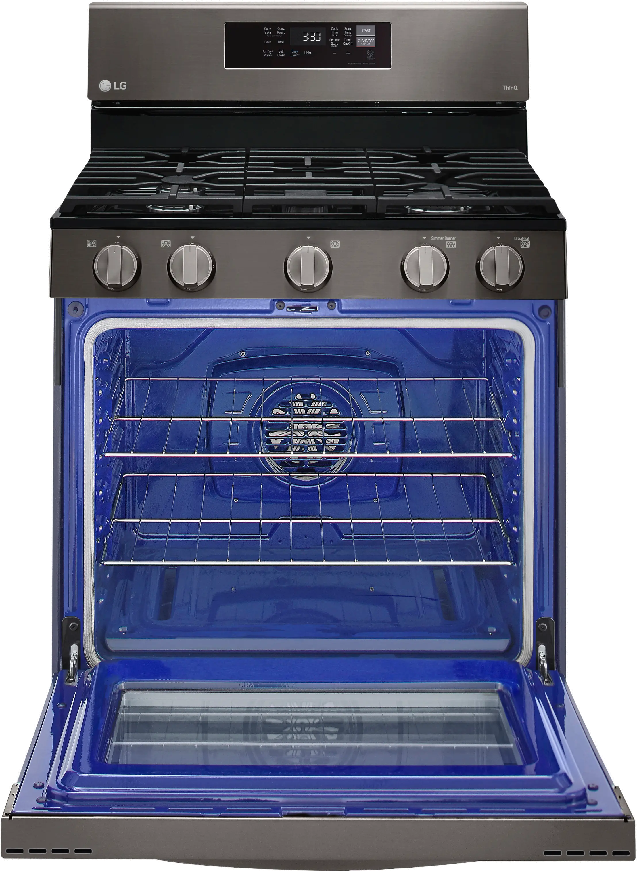 LRGL5823D LG 5.8 cu ft Gas Range - Black Stainless Steel-8