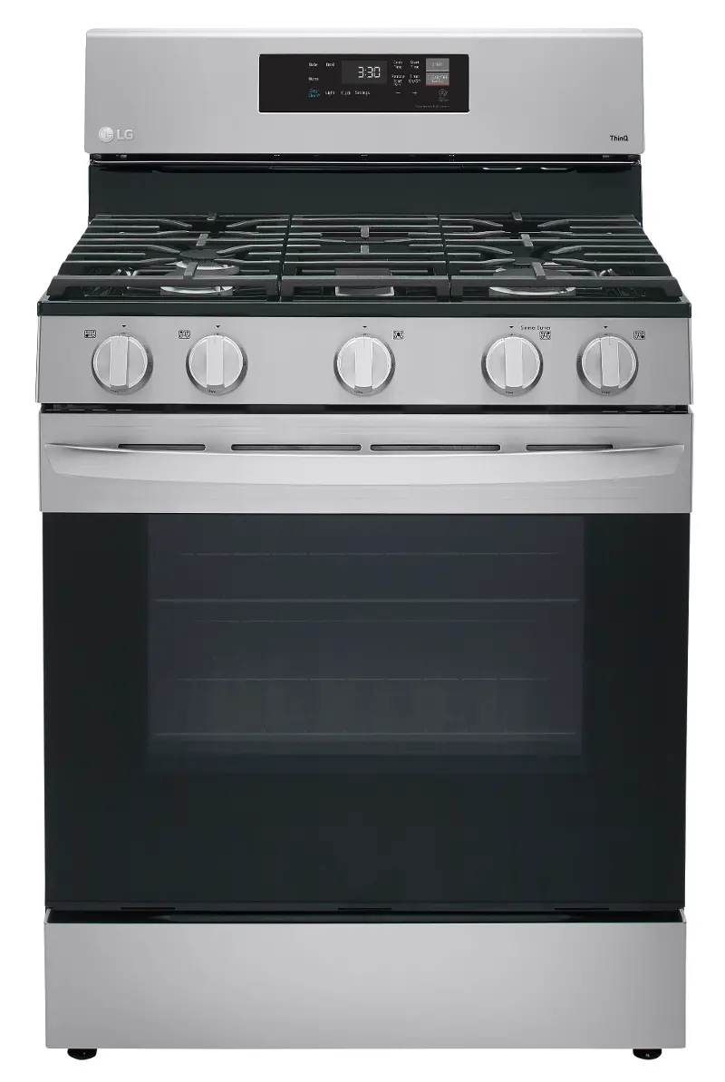 LG 5.8 Cu Ft Single Oven Gas Range - Stainless Steel