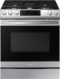 NX60T8511SS Samsung 6 cu ft Gas Range - Stainless Steel