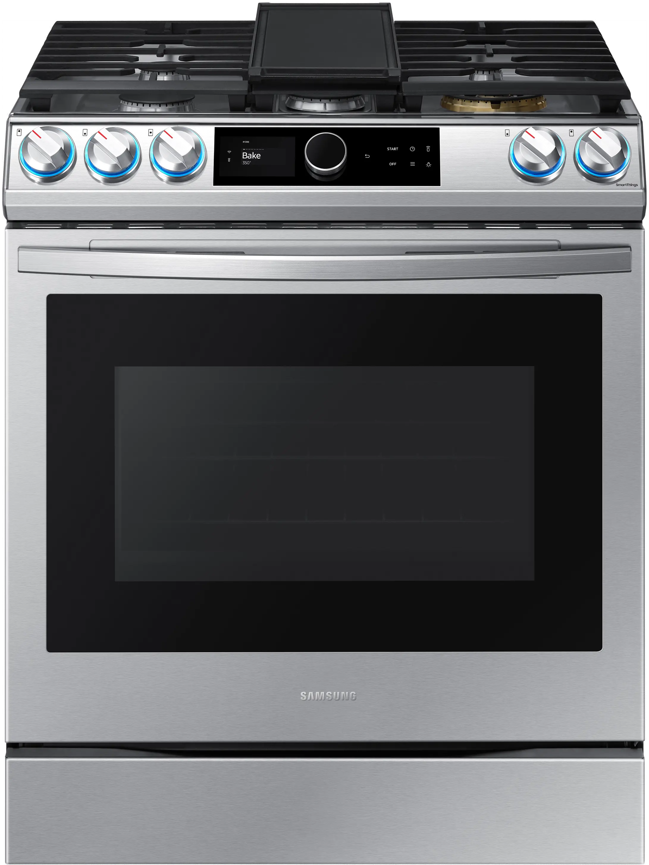 NX60T8711SS Samsung 6 cu ft Gas Range with Smart Dial - Stainless Steel-1