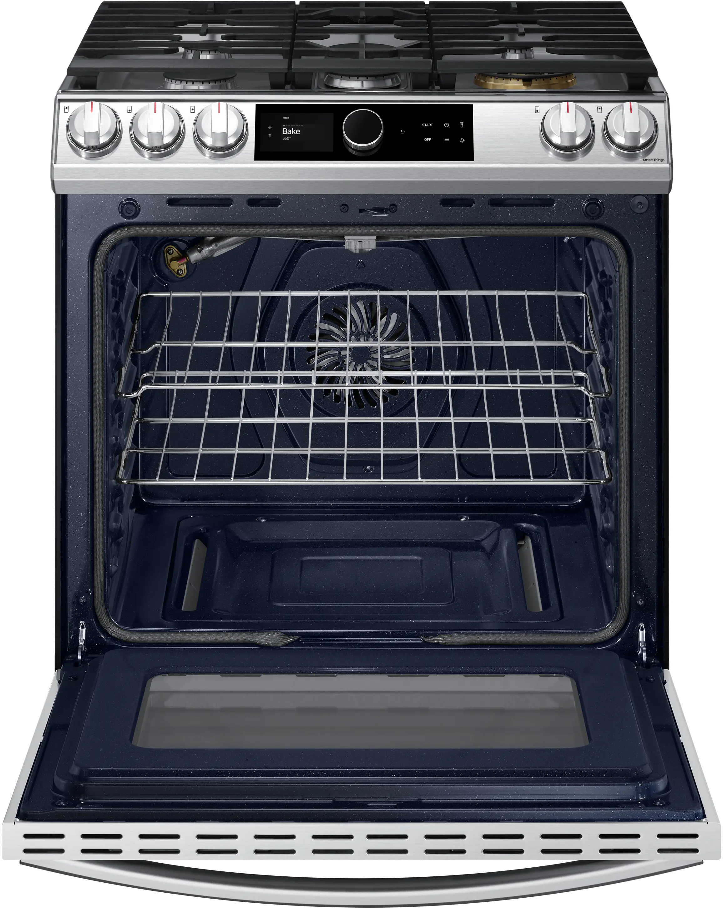 NX60T8711SS Samsung 6 cu ft Gas Range with Smart Dial - Stainless Steel-3