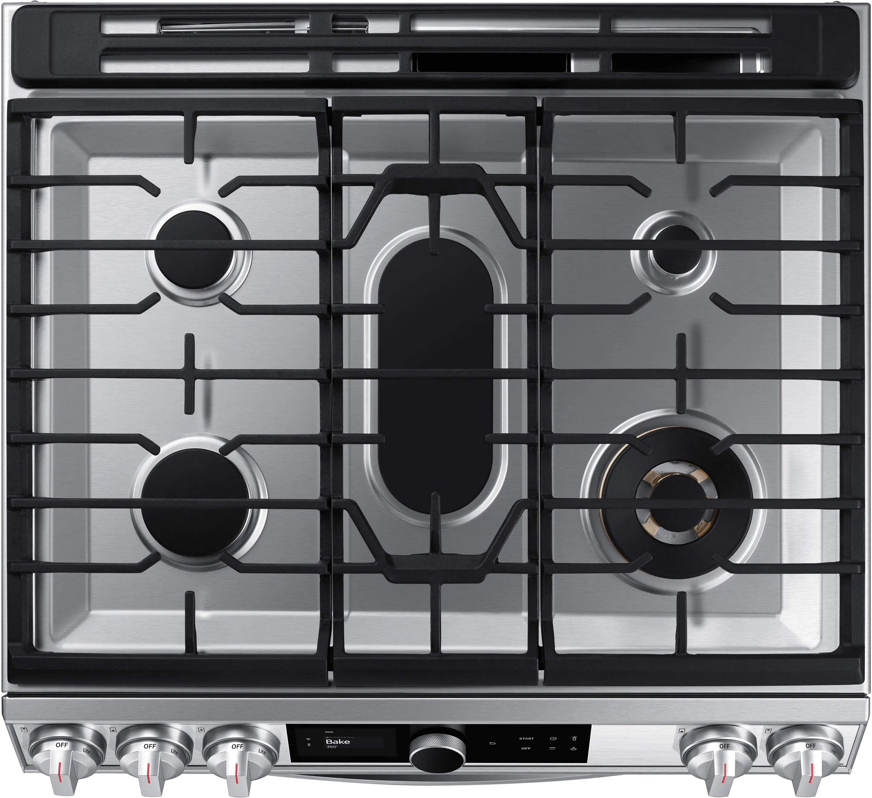 NX60T8711SS Samsung 6 cu ft Gas Range with Smart Dial - Stainless Steel-4