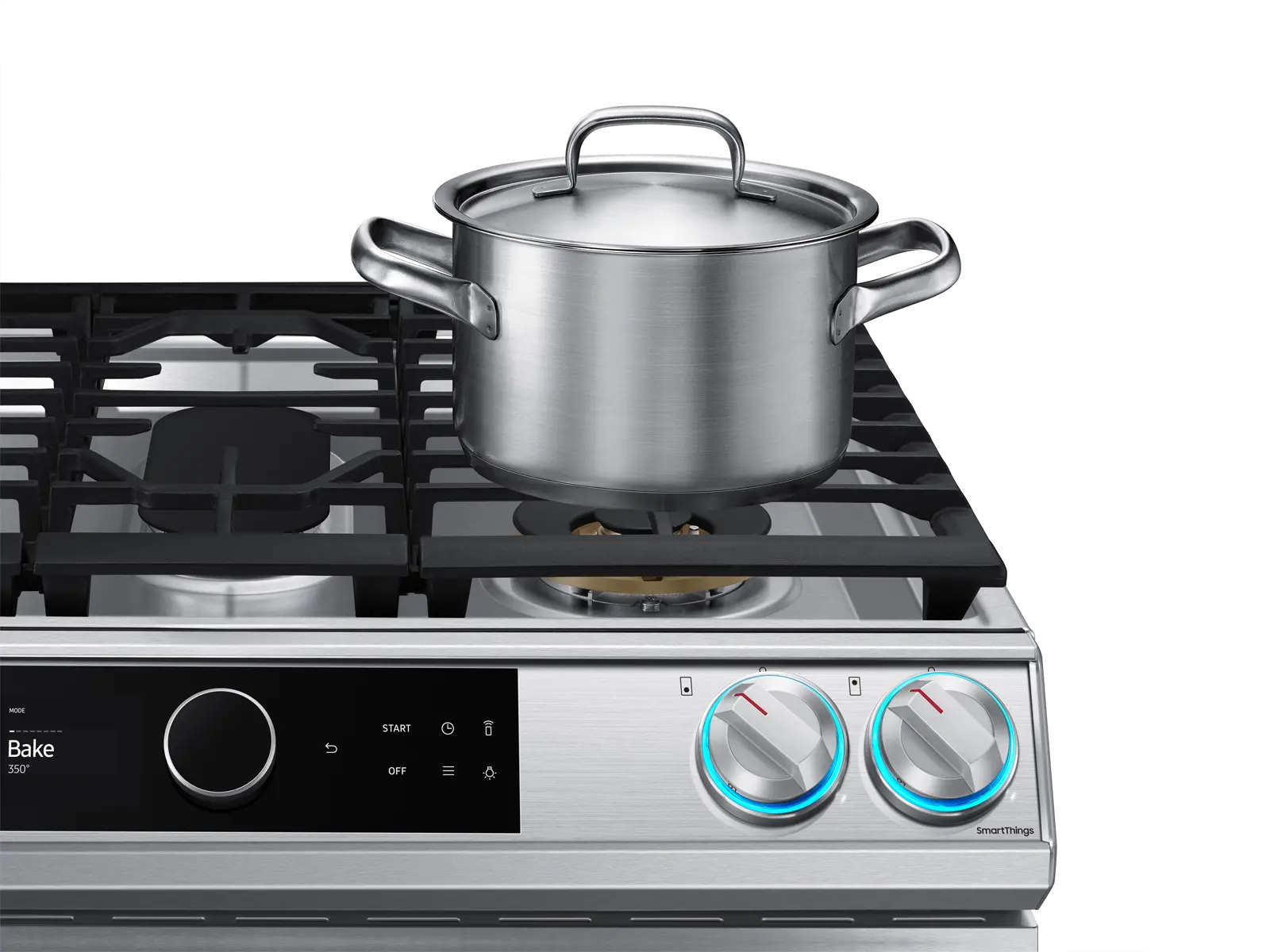 NX60T8711SS Samsung 6 cu ft Gas Range with Smart Dial - Stainless Steel-5