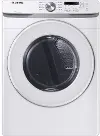 DVE45T6000W Samsung Electric Dryer with Sensor Dry - 7.5 cu. ft. White