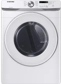 DVE45T6000W Samsung Electric Dryer with Sensor Dry - 7.5 cu. ft. White