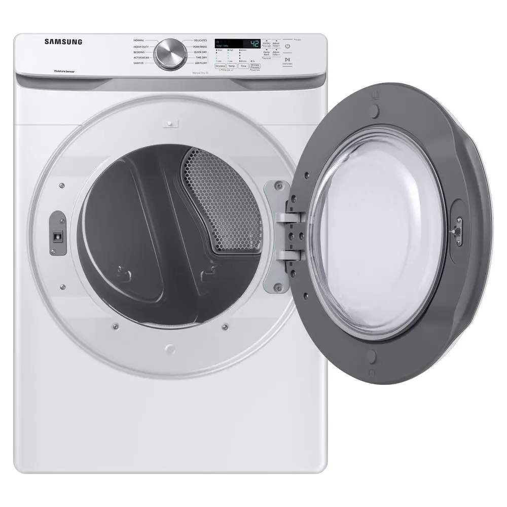 DVE45T6000W Samsung Electric Dryer with Sensor Dry - 7.5 cu. ft. White-2