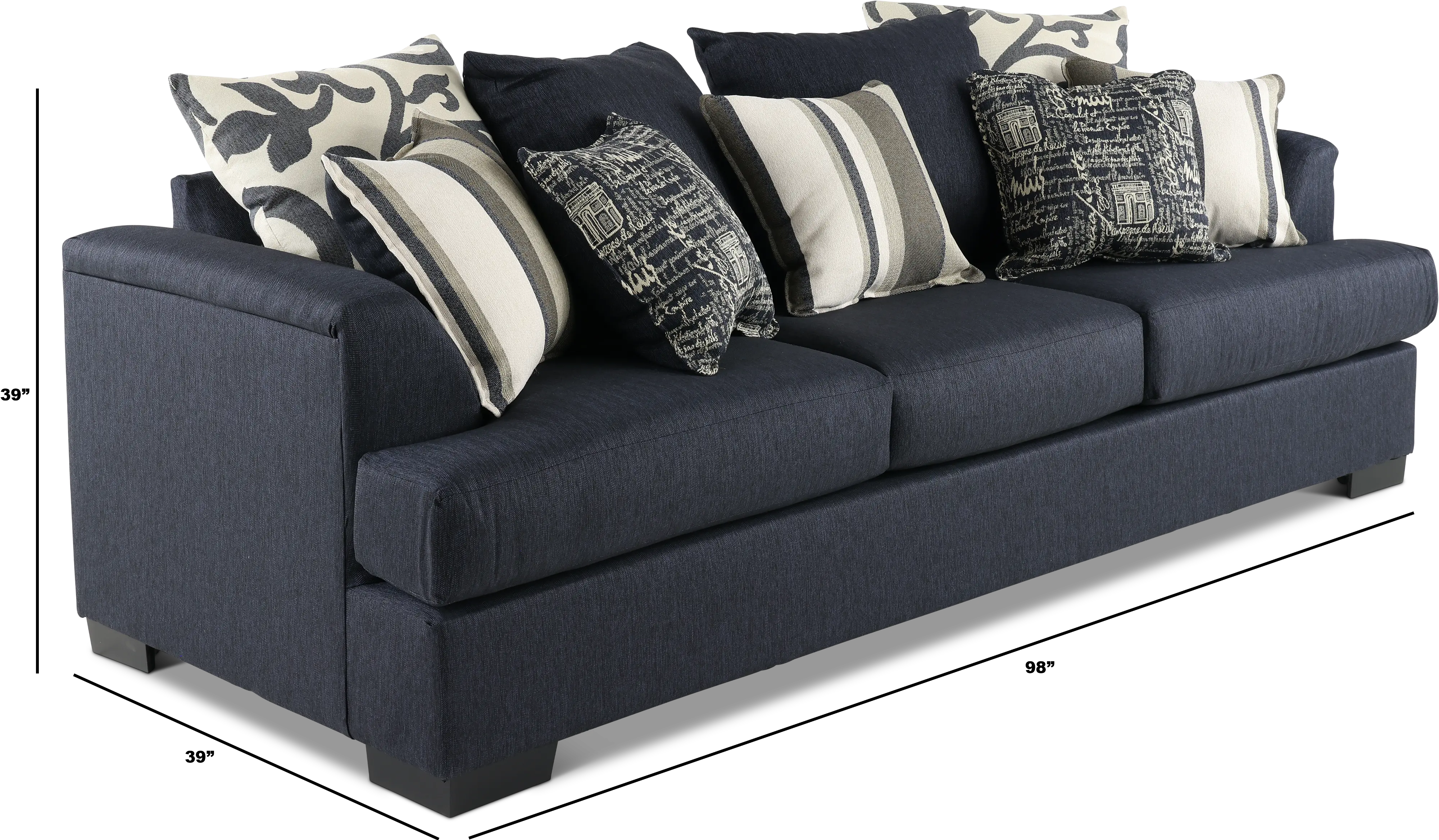 PASSOF/VLYMRN Passport Blue Sofa-3