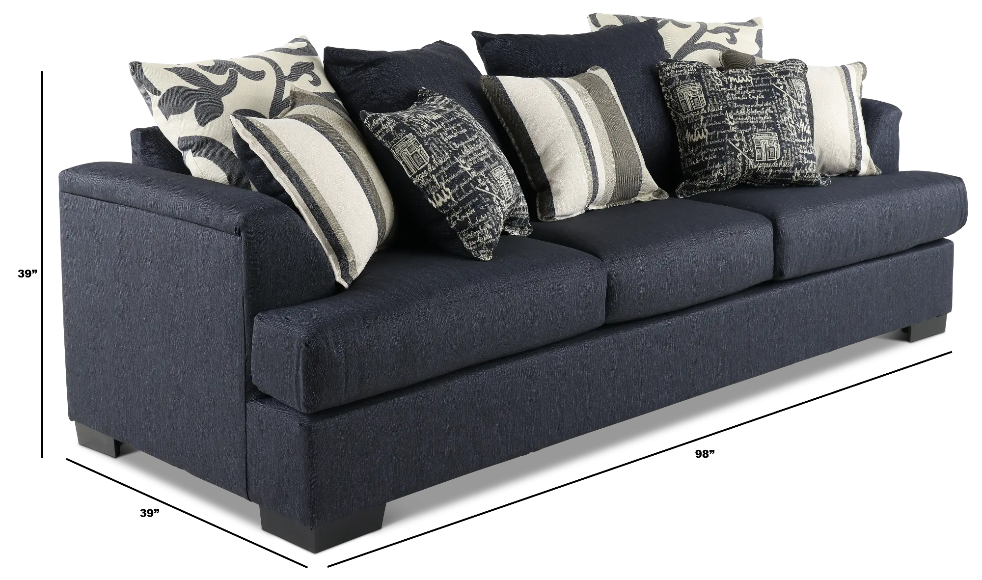 Passport Blue Sofa | RC Willey