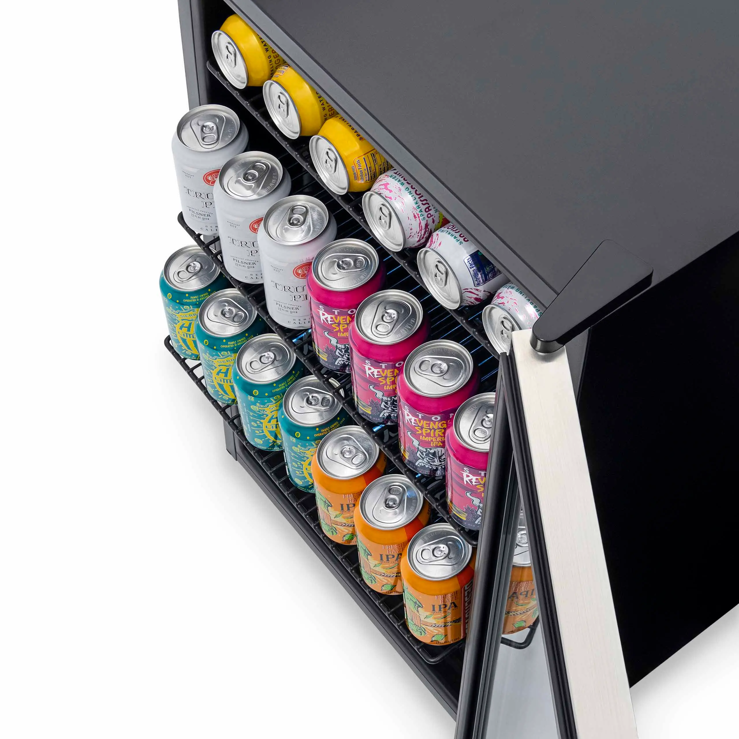 NBC160SS00 NewAir 160 Can Freestanding Beverage Cooler - Stainless Steel-2