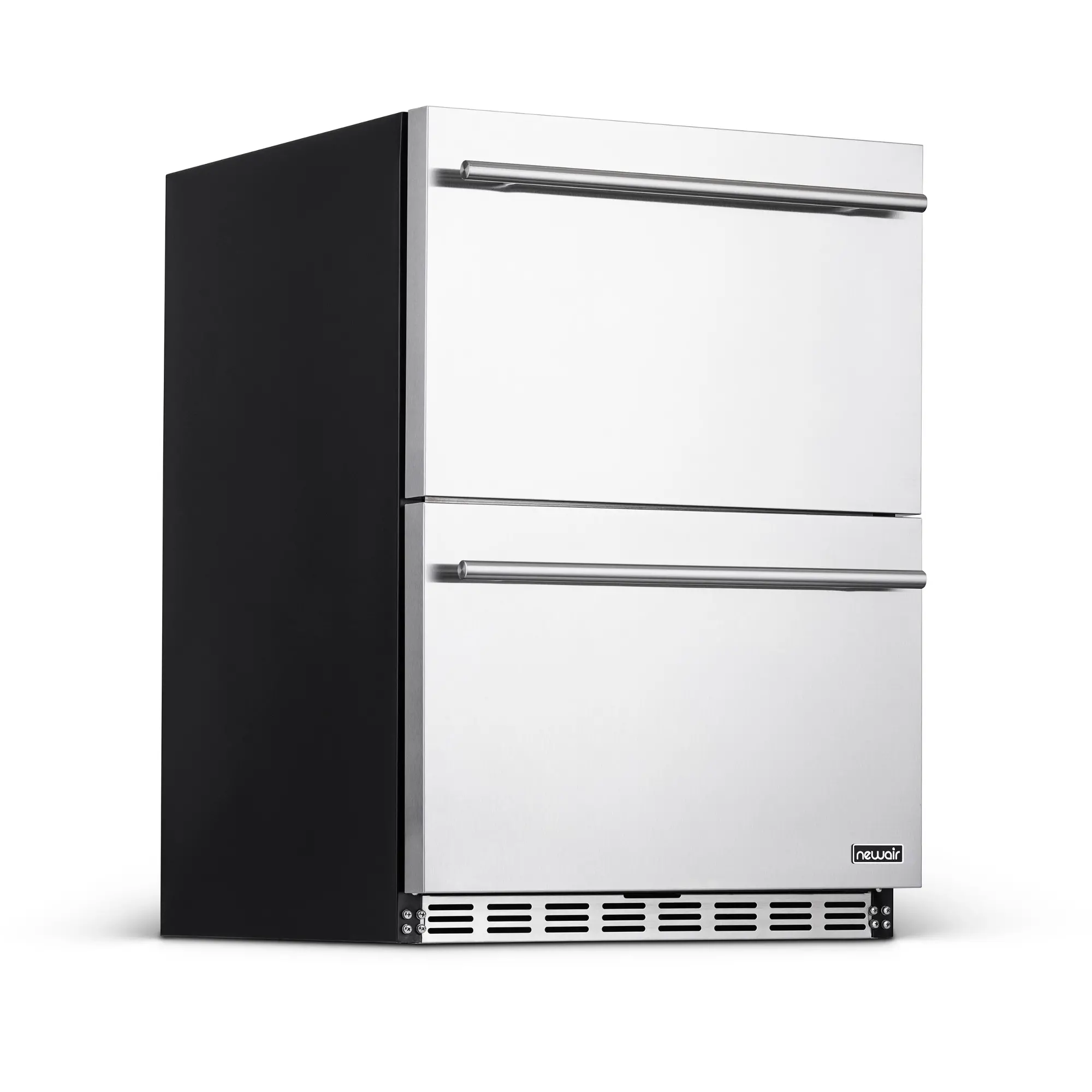 NewAir Two Drawer Indoor Outdoor Mini Fridge - 20 Bottles + 80
