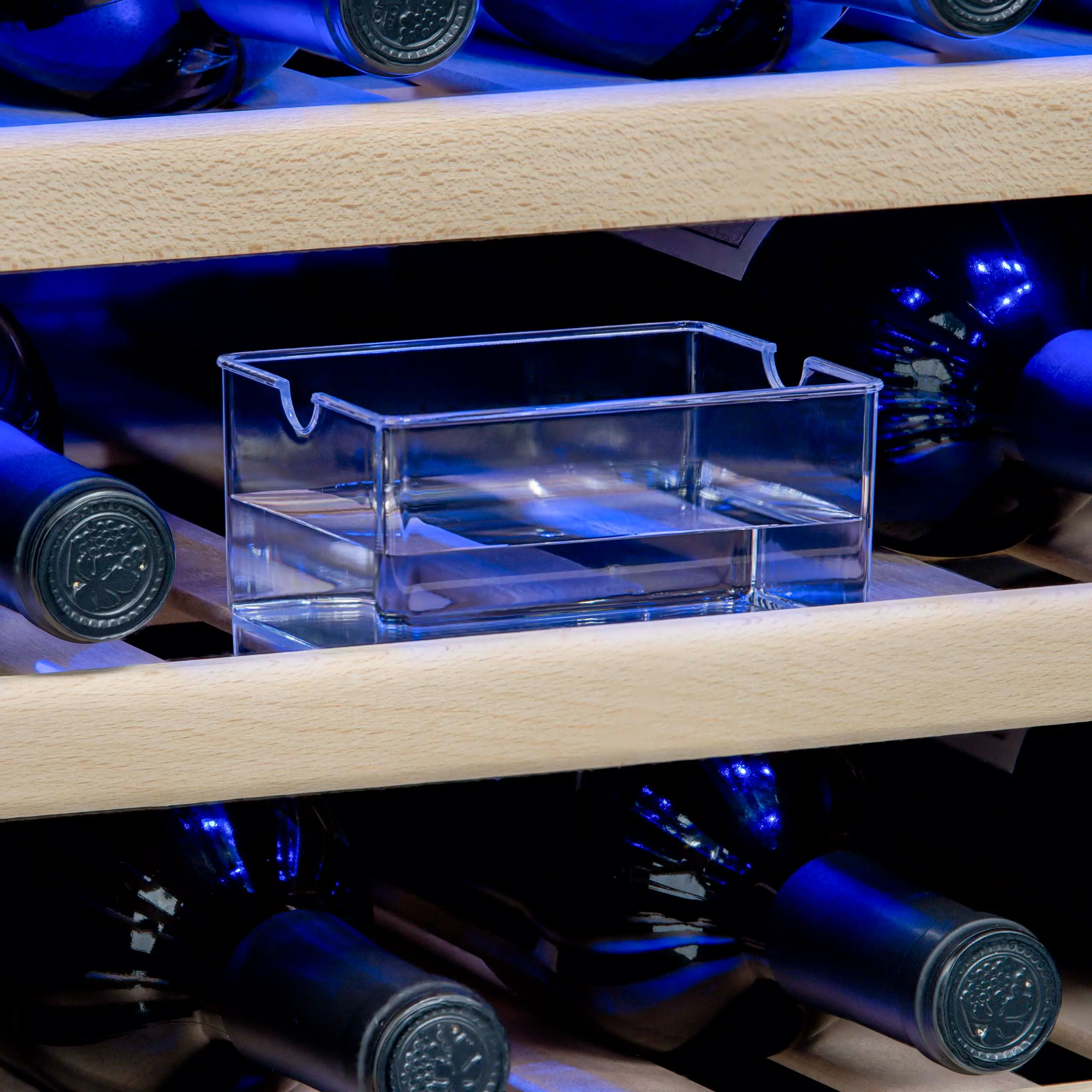 NWC029SS01 NewAir Dual Zone 29 Bottle Wine Fridge - Stainless Steel-2