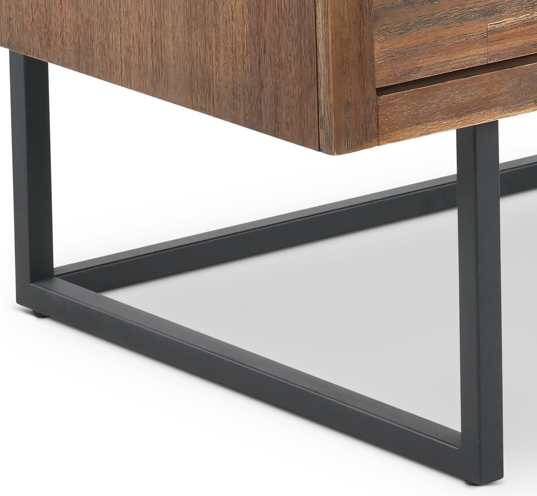 Elbert Brown Desk with Glass Top-7