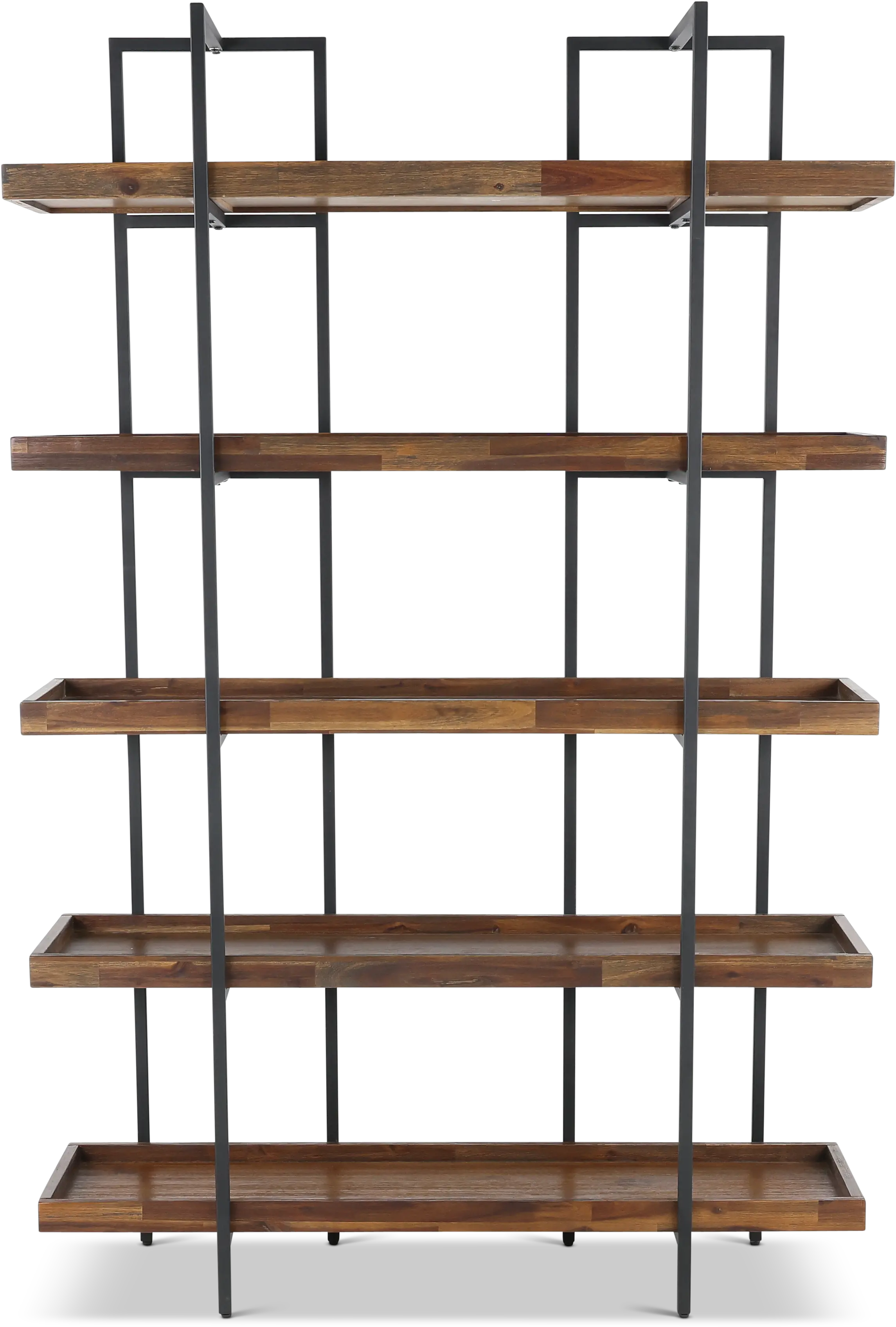 Elbert Industrial Open Bookcase-1
