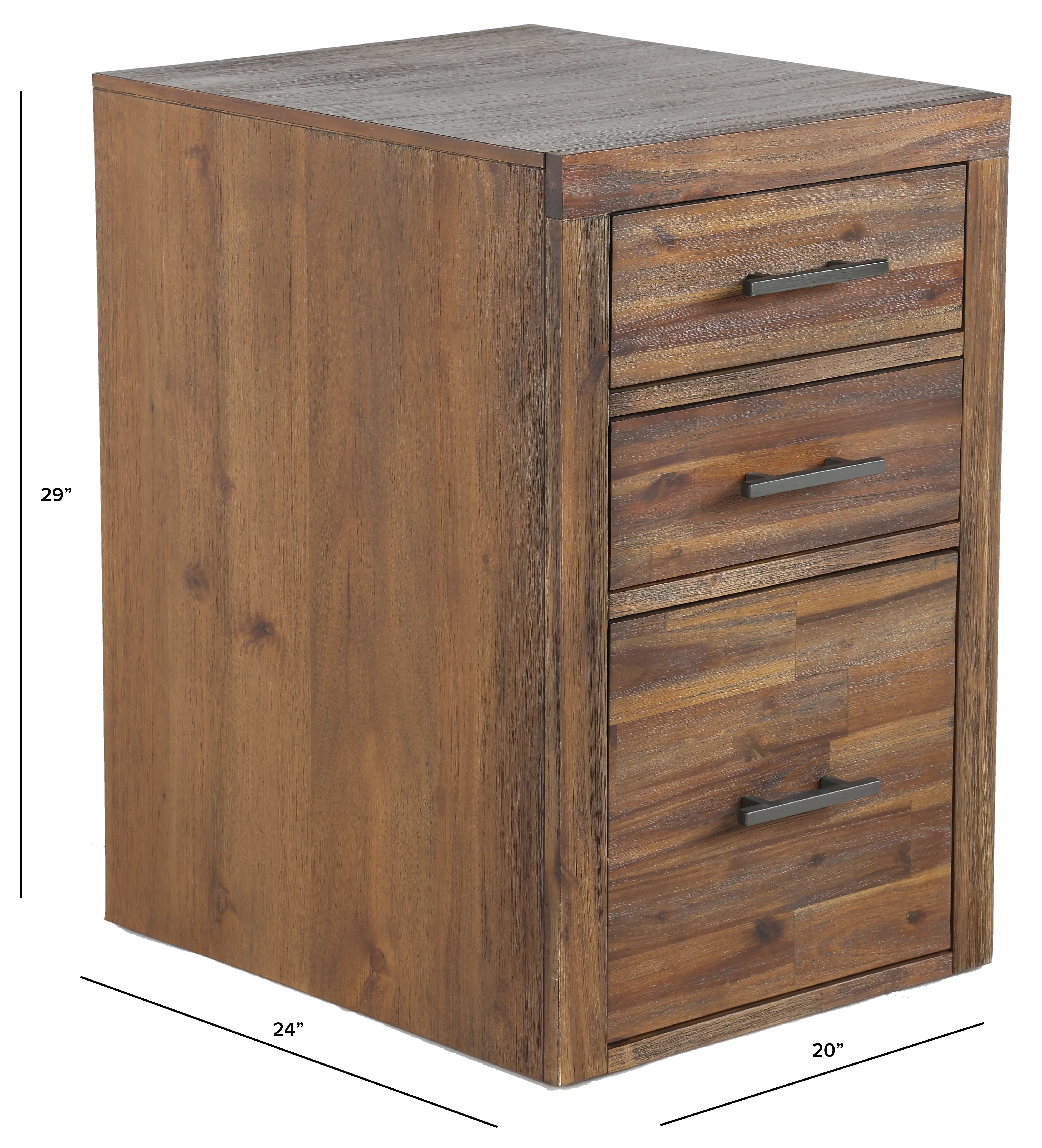 Elbert 3 Drawer File Cabinet-3