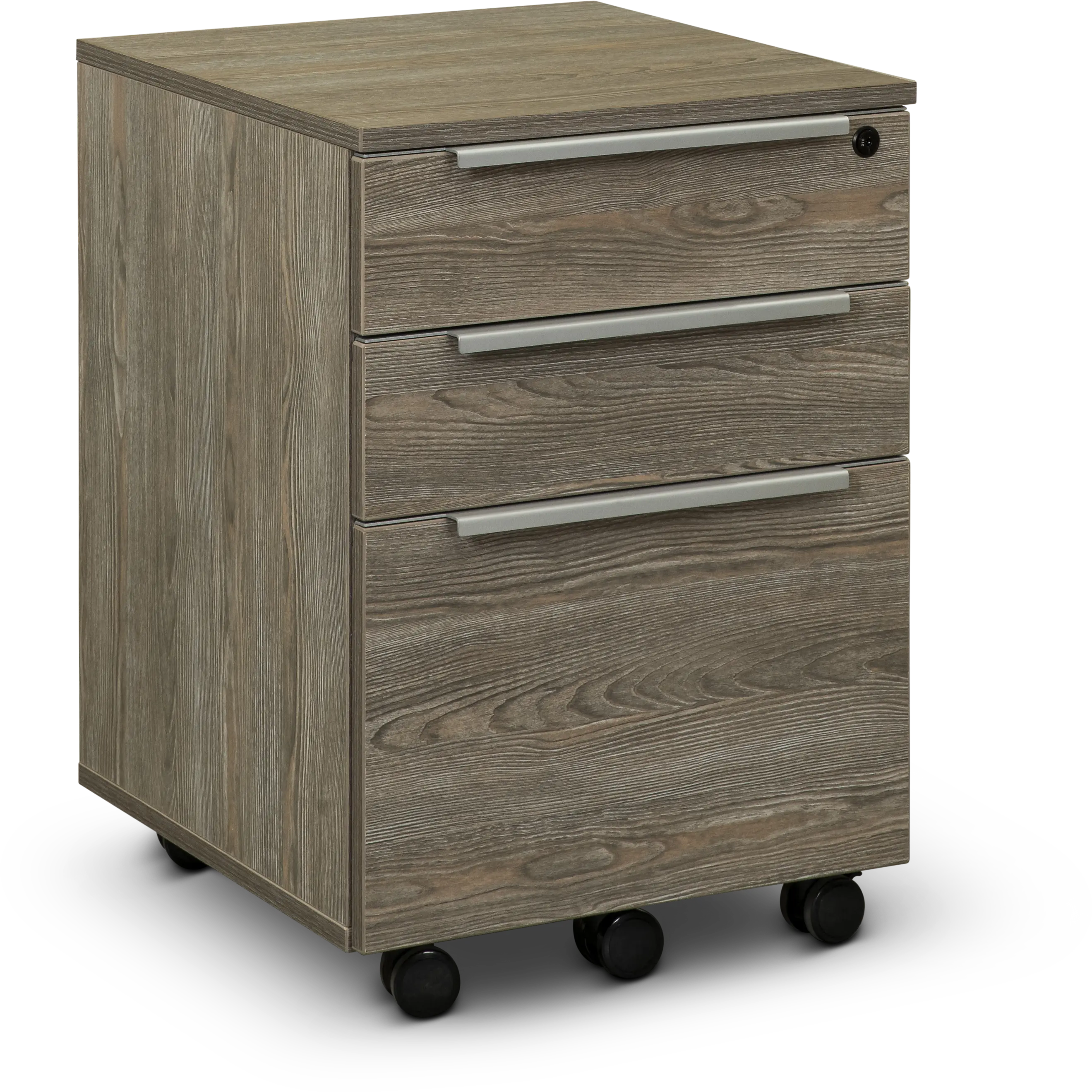Kalmar Gray 3-Drawer File Cabinet-8