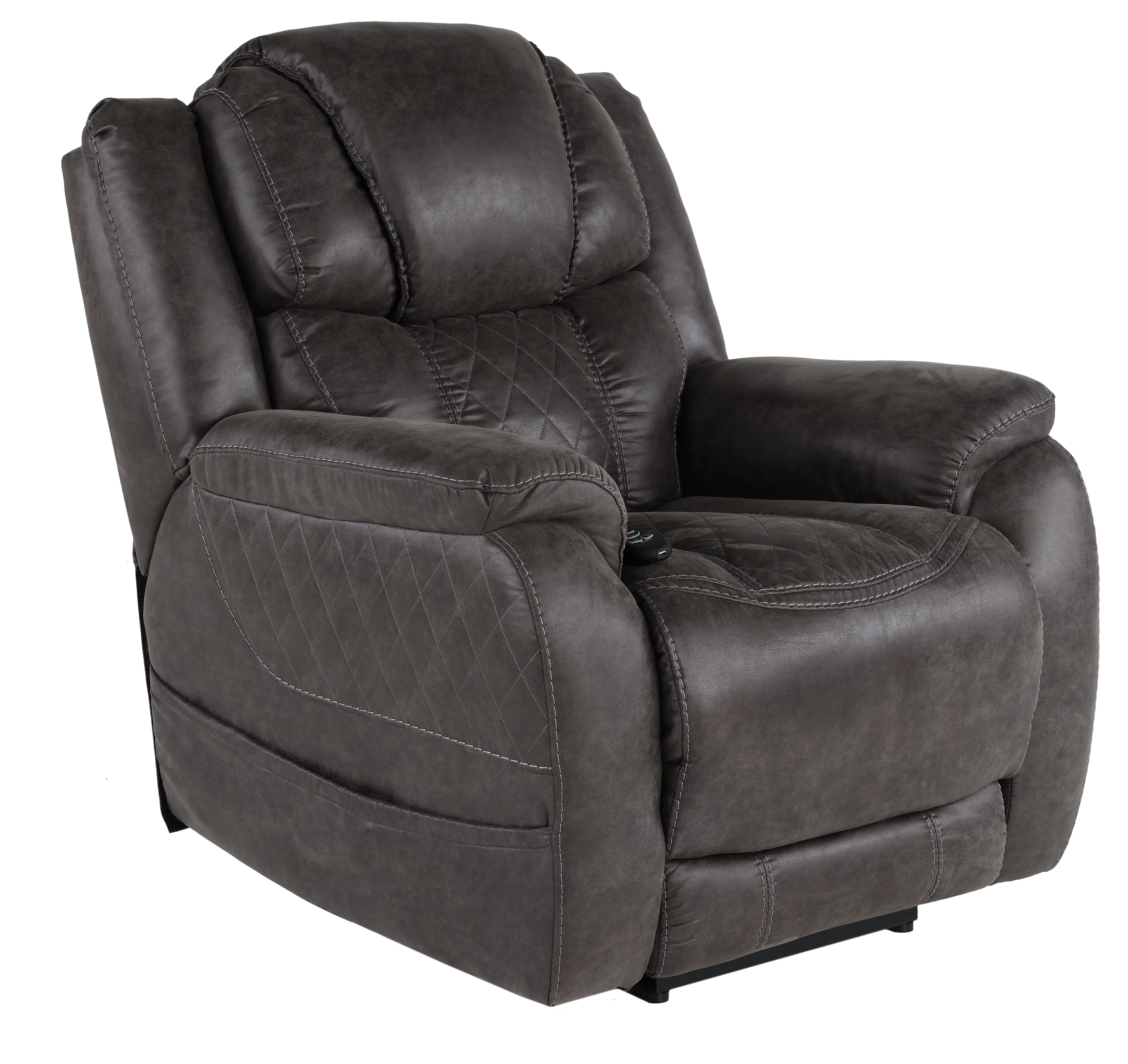Daytona Steel Gray Power Recliner-1