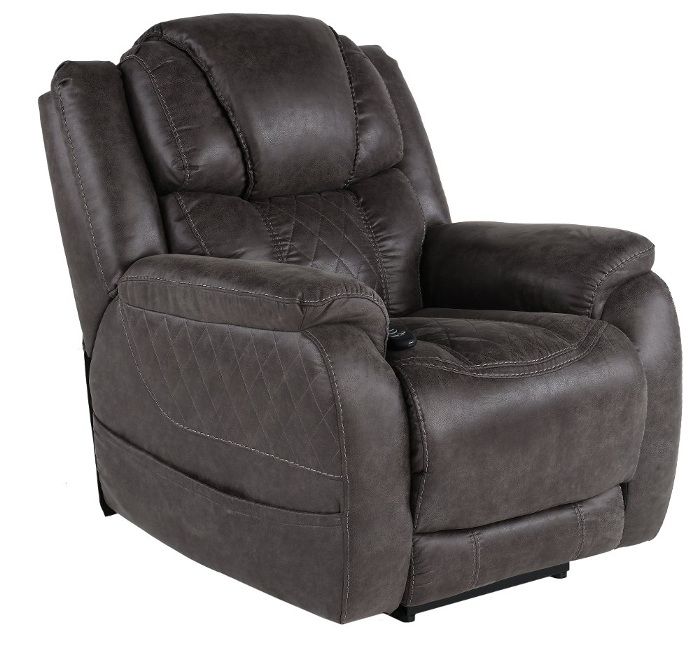Daytona Steel Gray Power Recliner