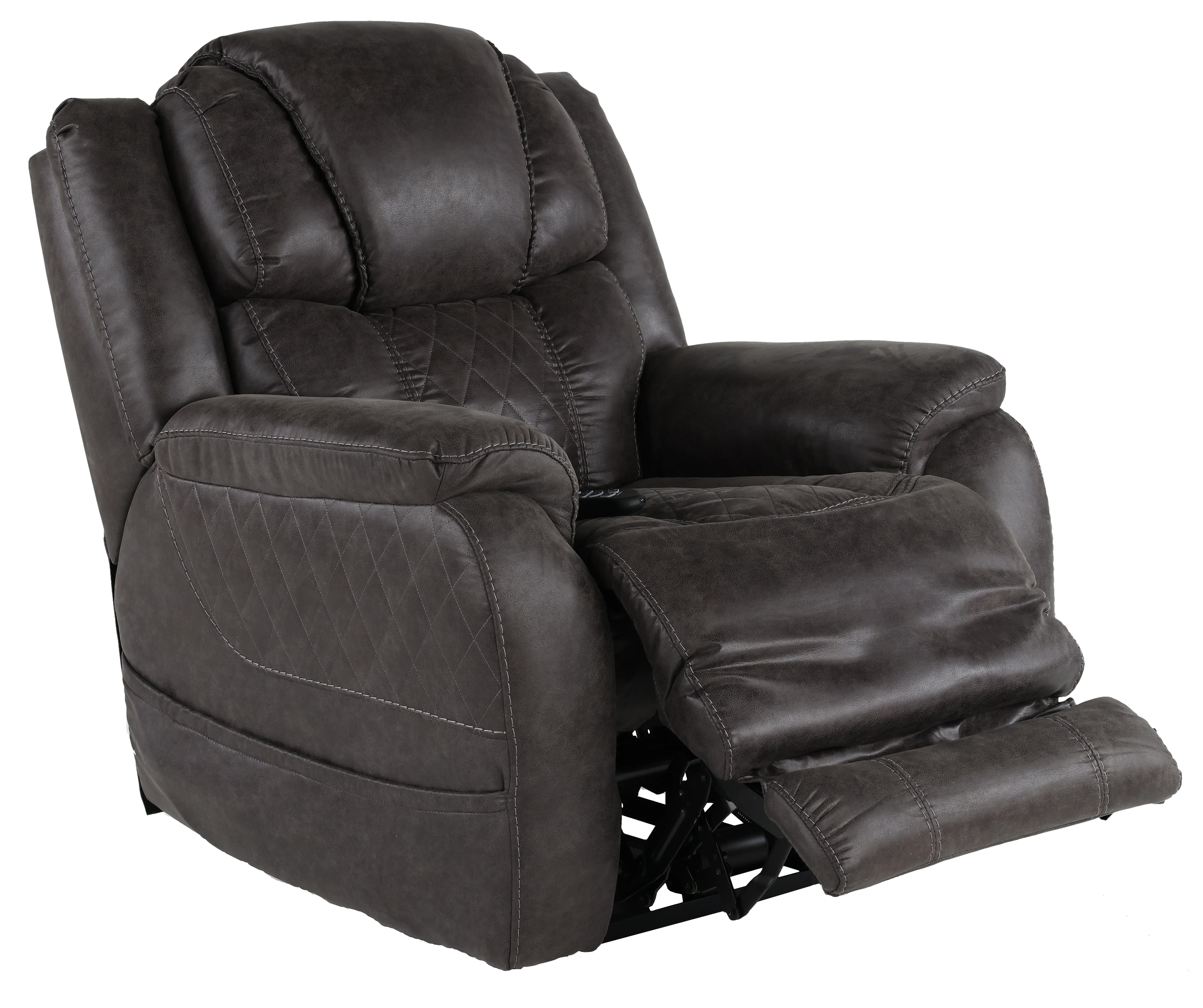 Daytona Steel Gray Power Recliner-4