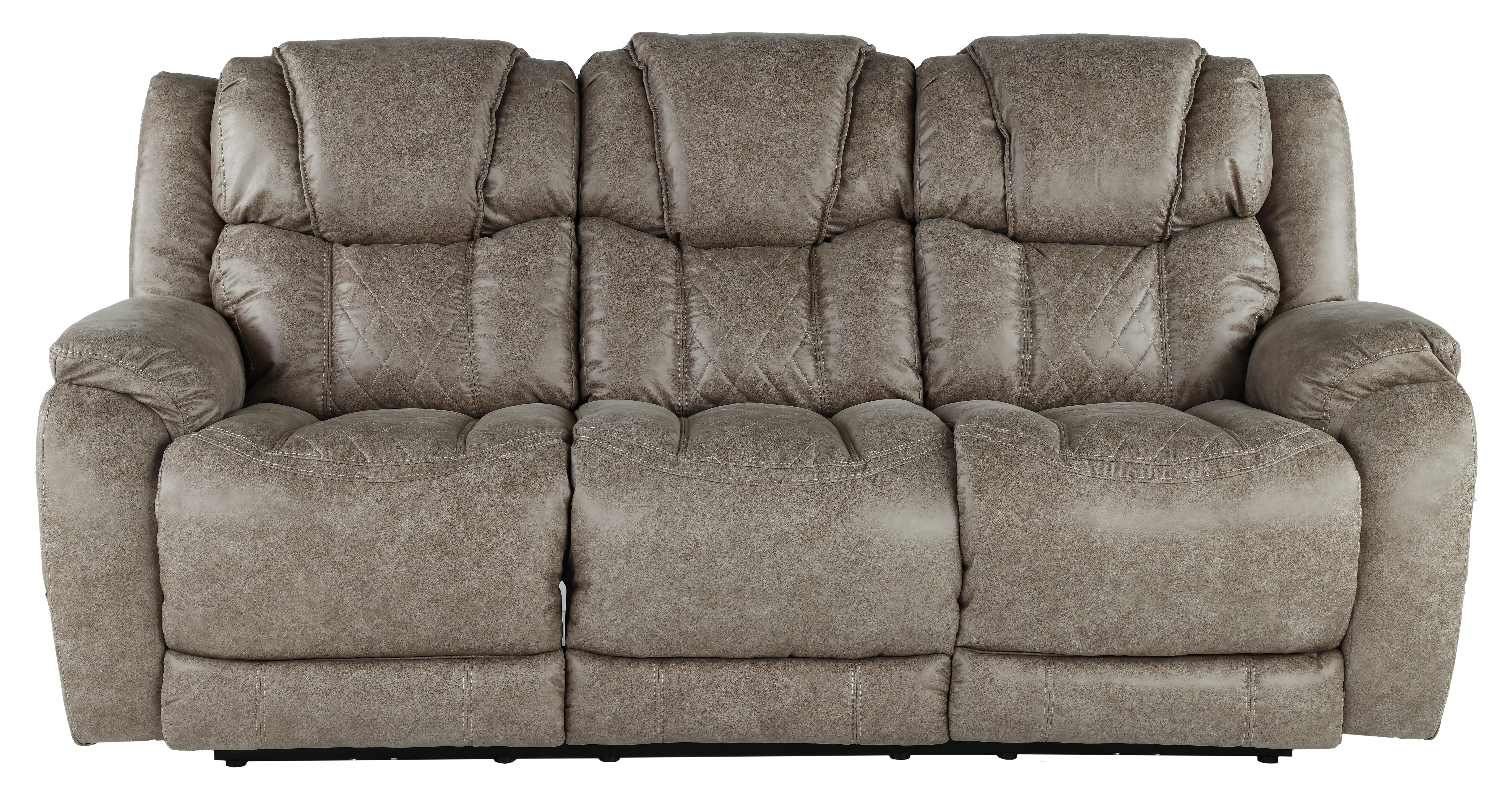 Daytona Mushroom Tan Power Reclining Sofa-1