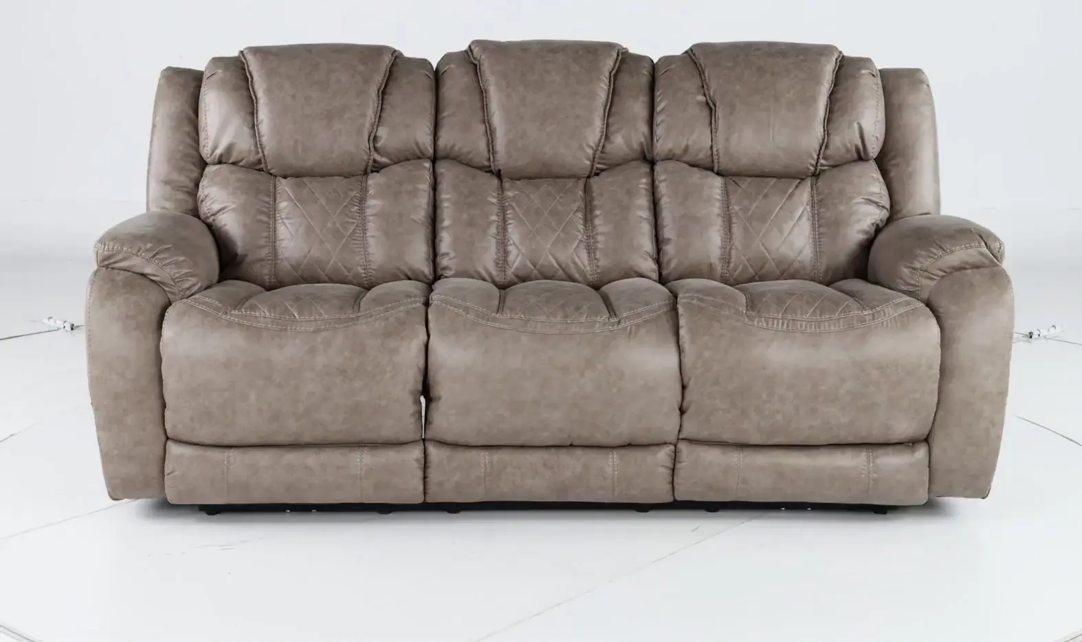 Daytona Mushroom Tan Power Reclining Sofa-10