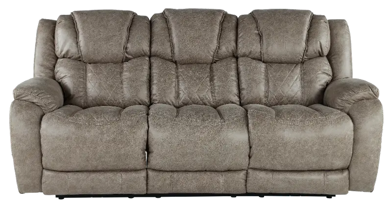 Daytona Mushroom Tan Power Reclining Sofa