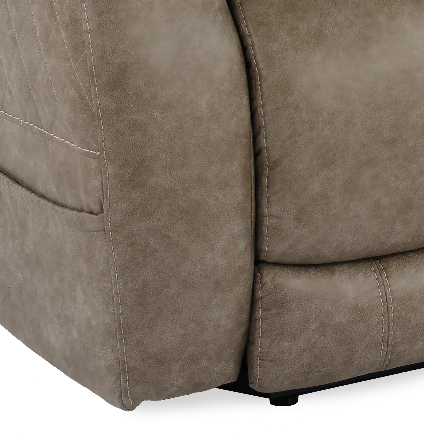 Daytona Mushroom Tan Power Reclining Loveseat with Console-7