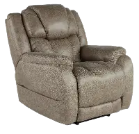Daytona Mushroom Tan Power Recliner