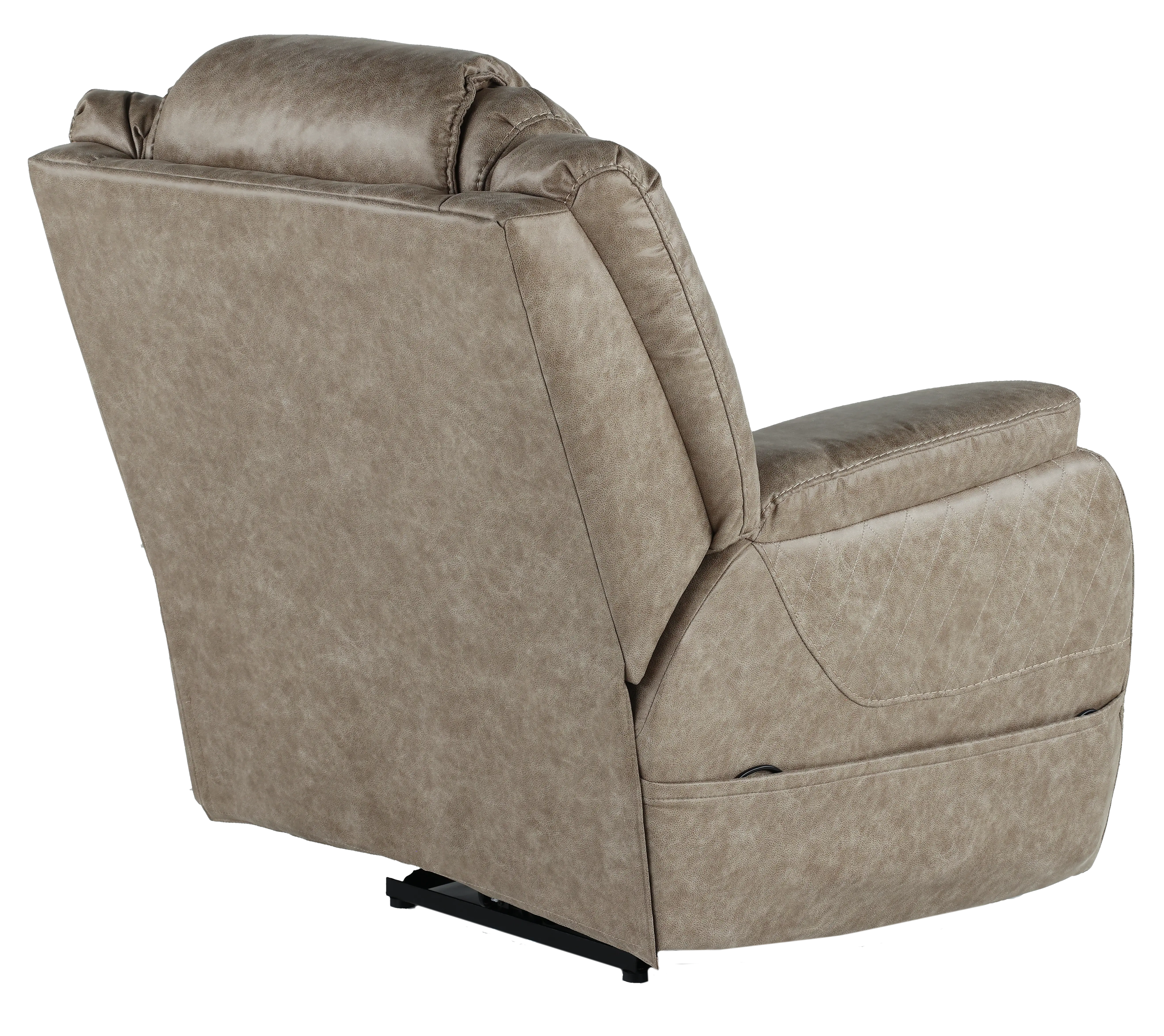 Daytona Mushroom Tan Power Recliner-6