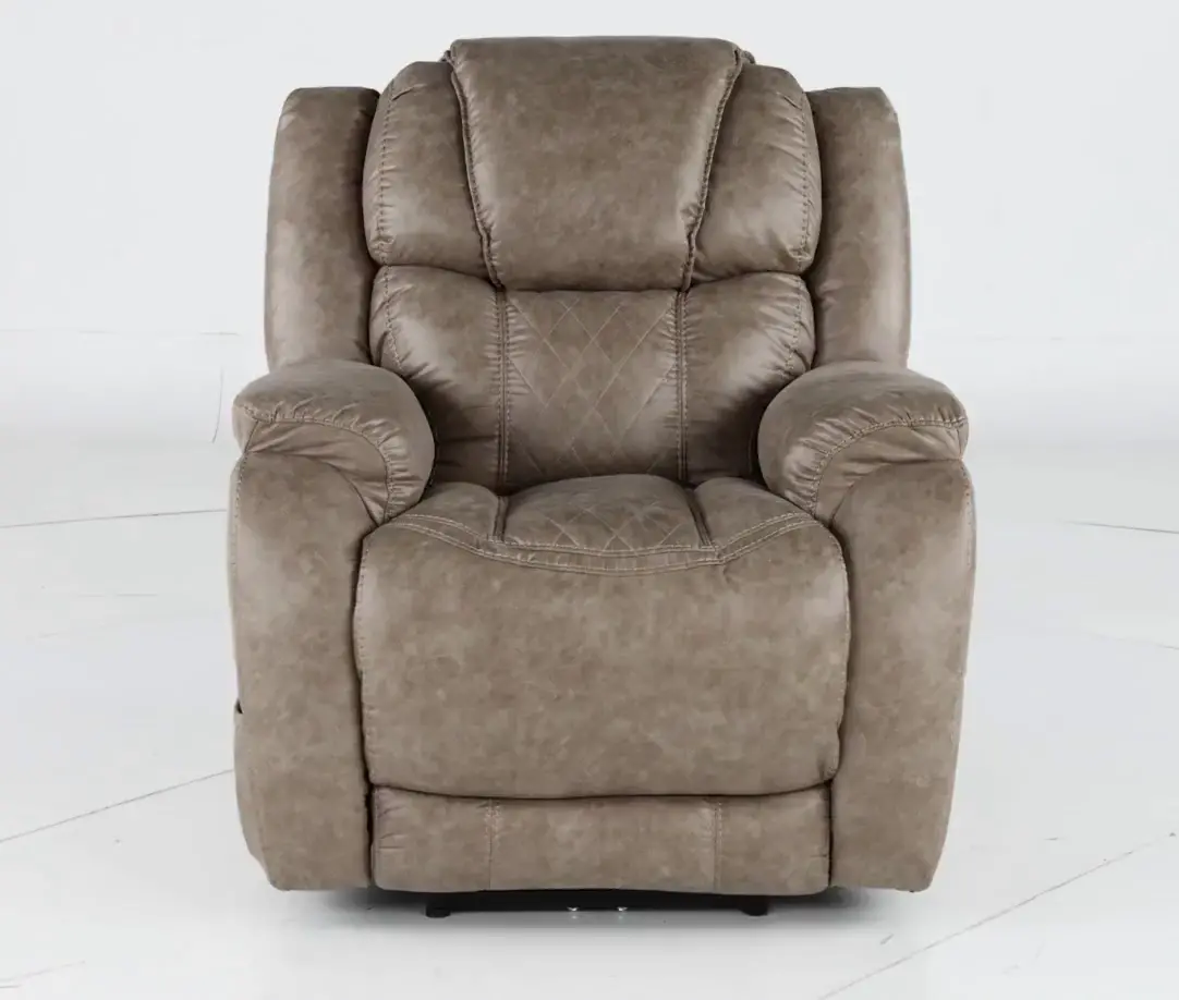 Daytona Mushroom Tan Power Recliner-8
