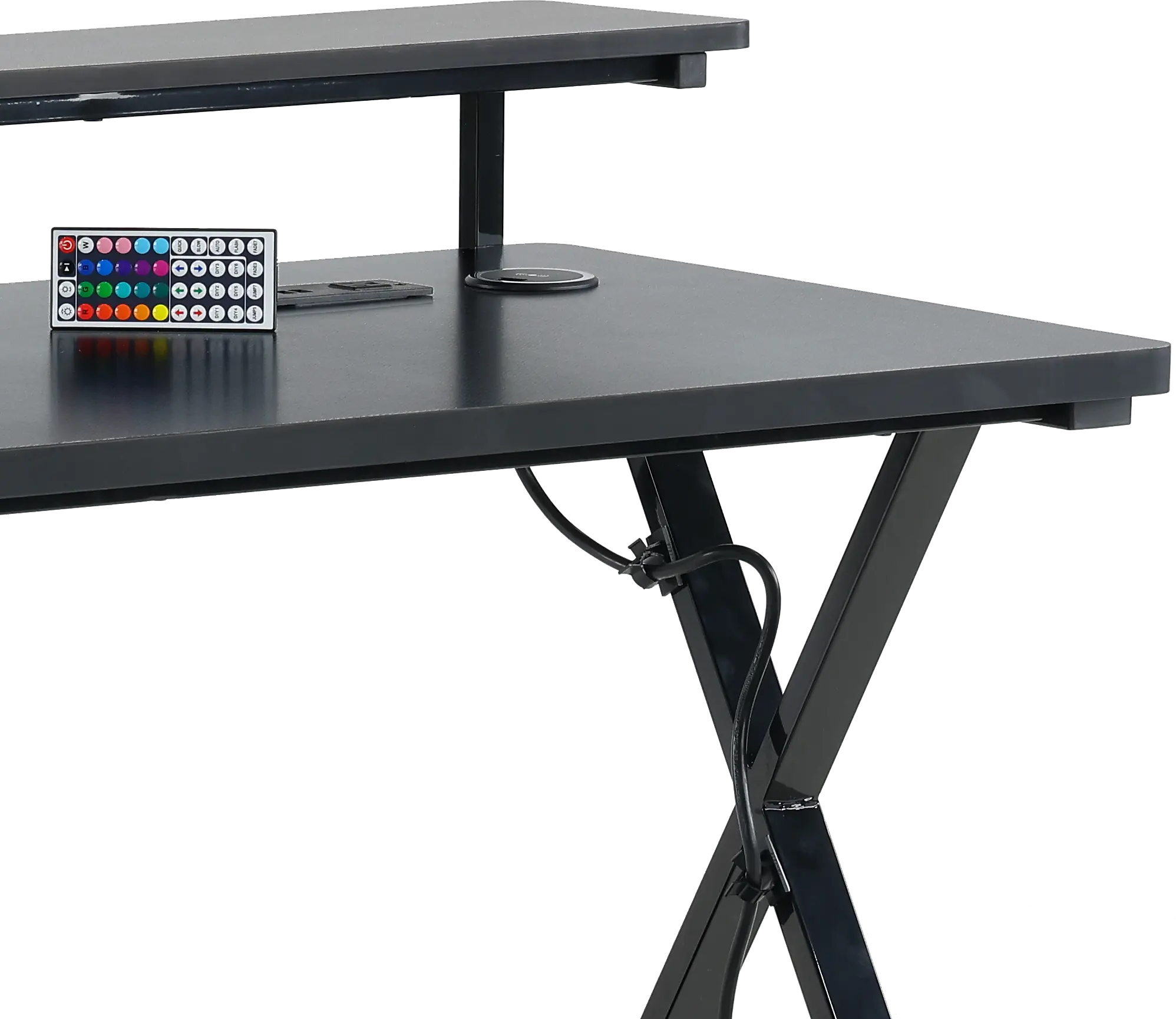 Checkpoint Ghost Battlestation Black 48 Inch Gaming Desk-5