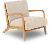 Novak Taupe Accent Chair