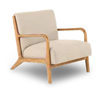 Novak Taupe Accent Chair