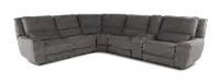 Sauvage Charcoal Gray 6 Piece Power Reclining Sectional